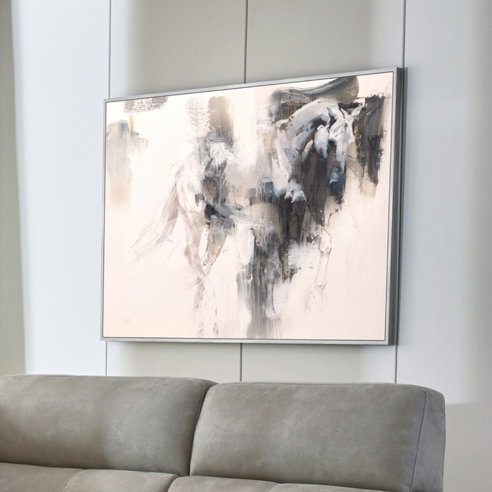 artwork with a 2 year guarantee shown with sheen artwork