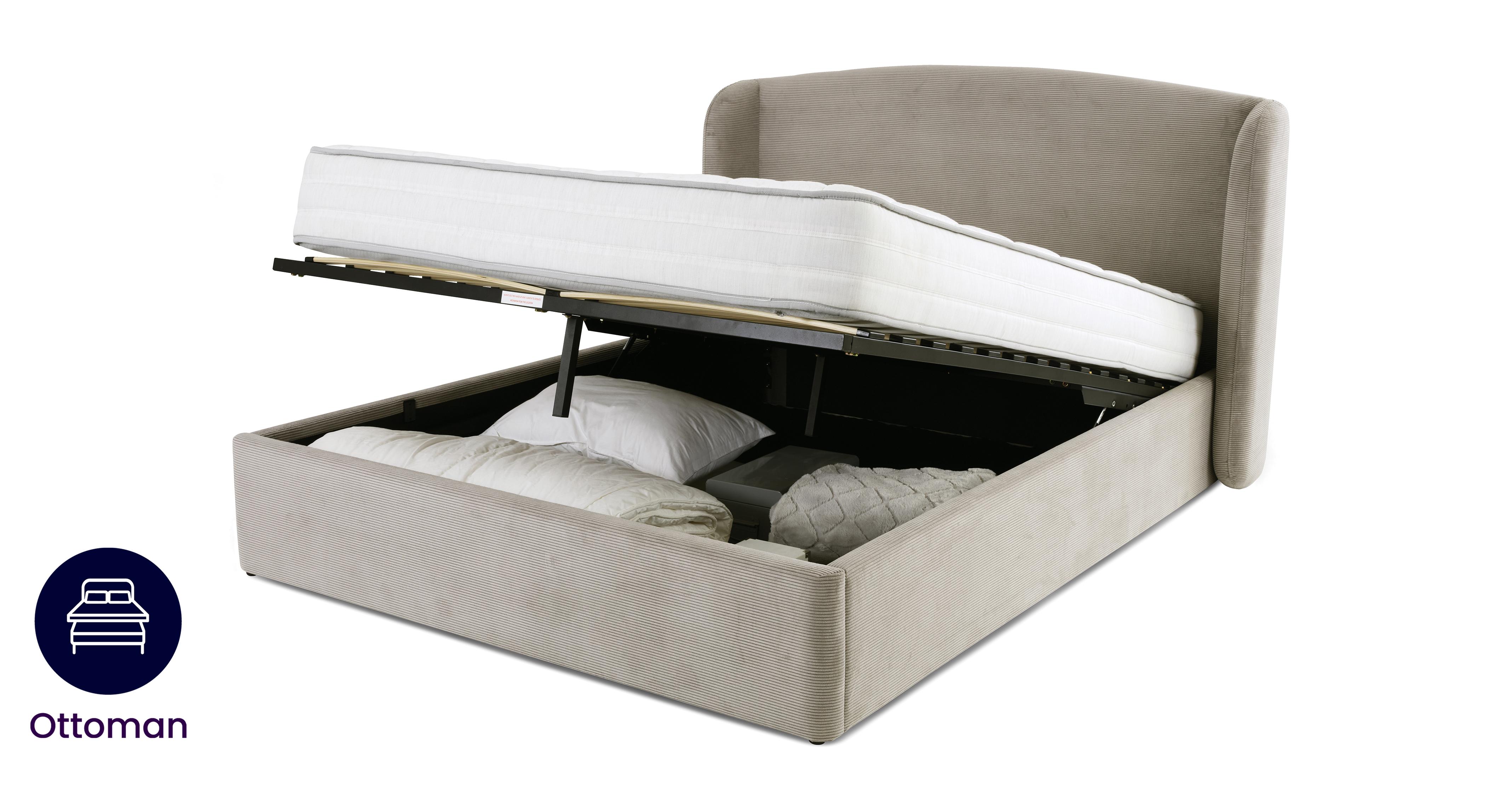 Double Ottoman Bedframe
