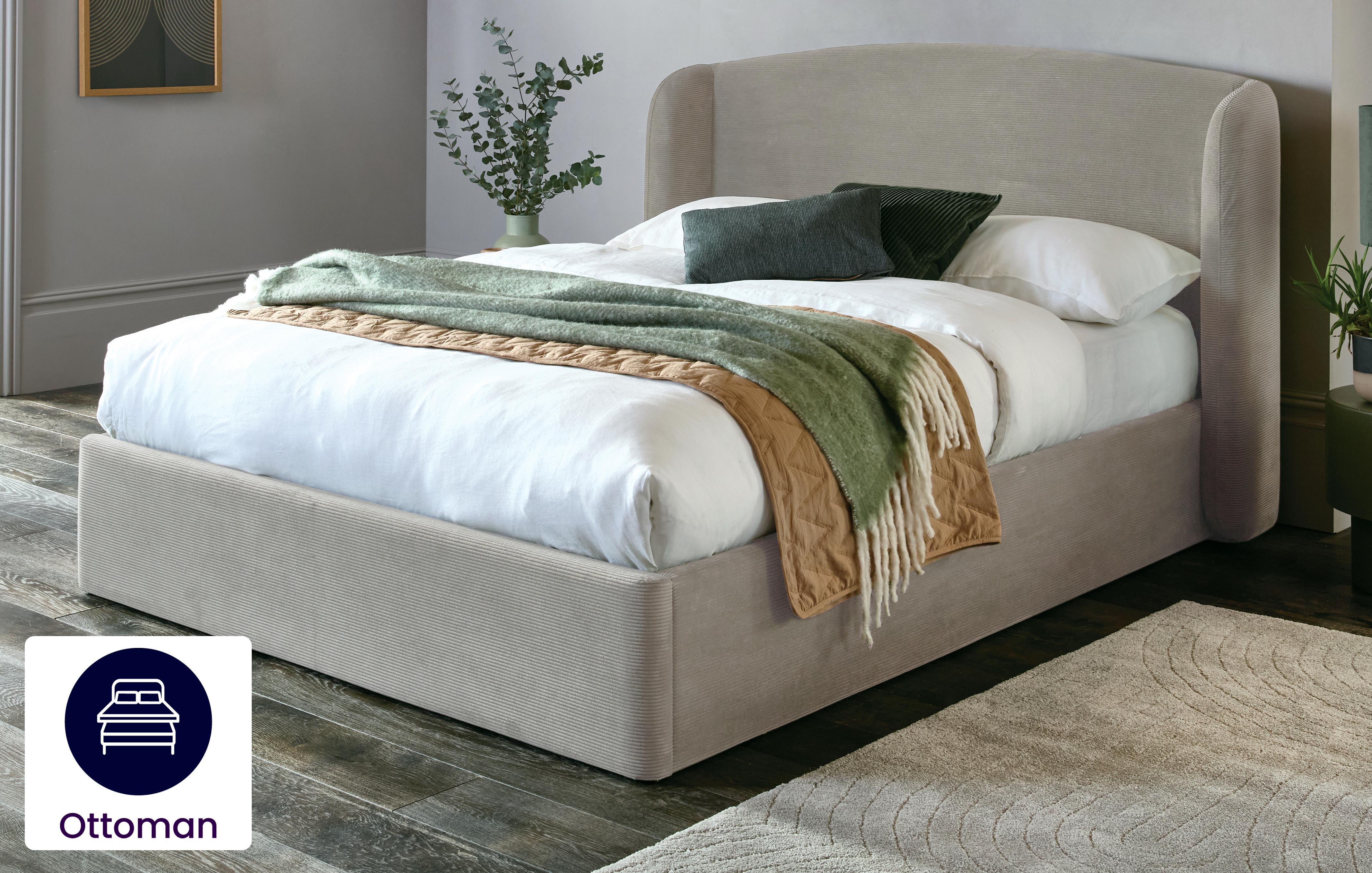 Double Ottoman Bedframe