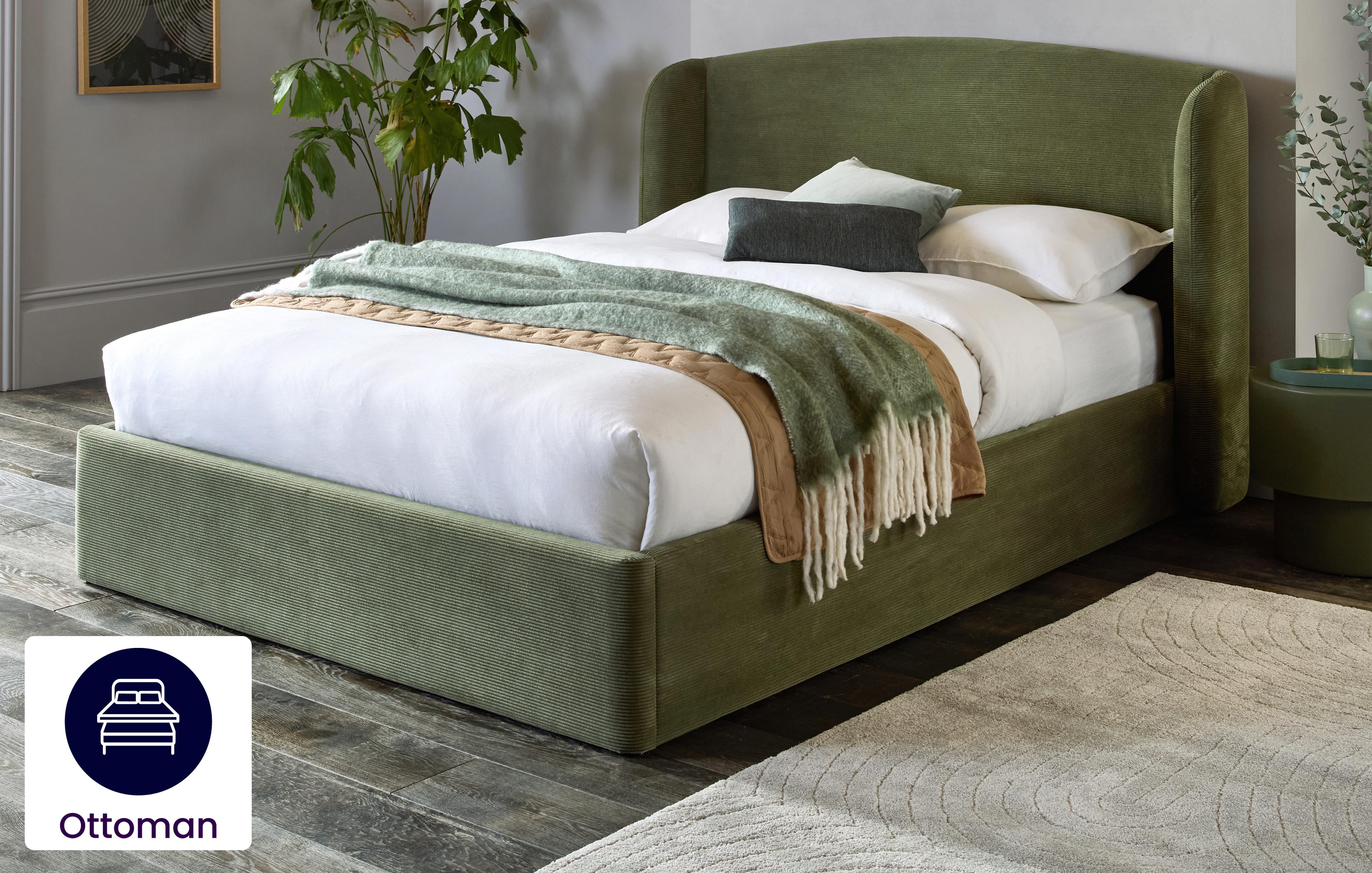 Double Ottoman Bedframe