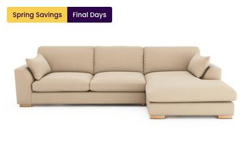Right Hand Facing Large Chaise End Sofa