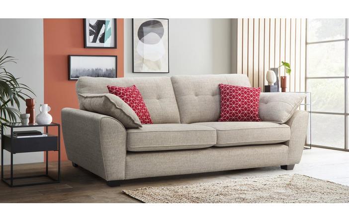 Callan Large Plain Stool Dfs, Skyla 3 Seater Leather Sofa With Chaise