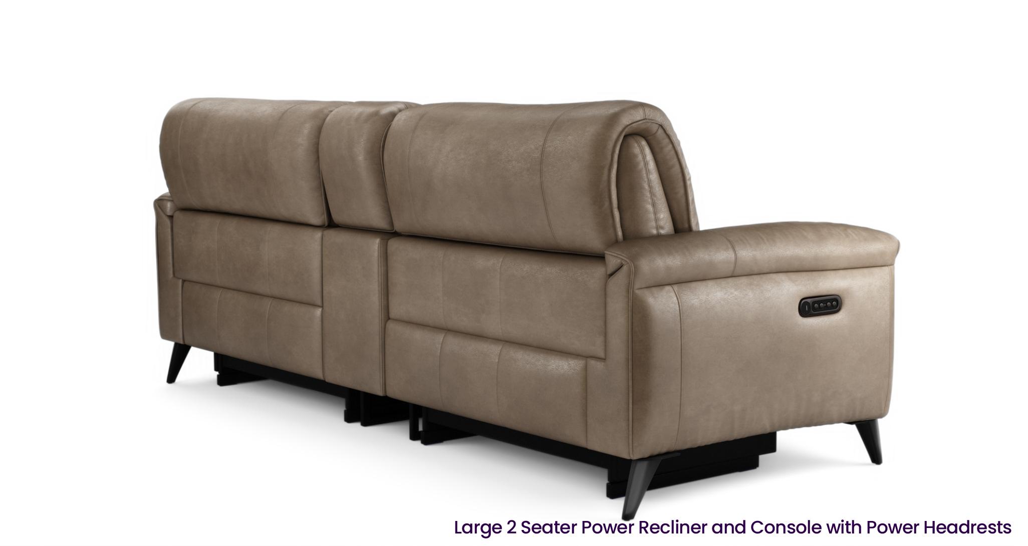 Brown leather recliner chair dfs discount