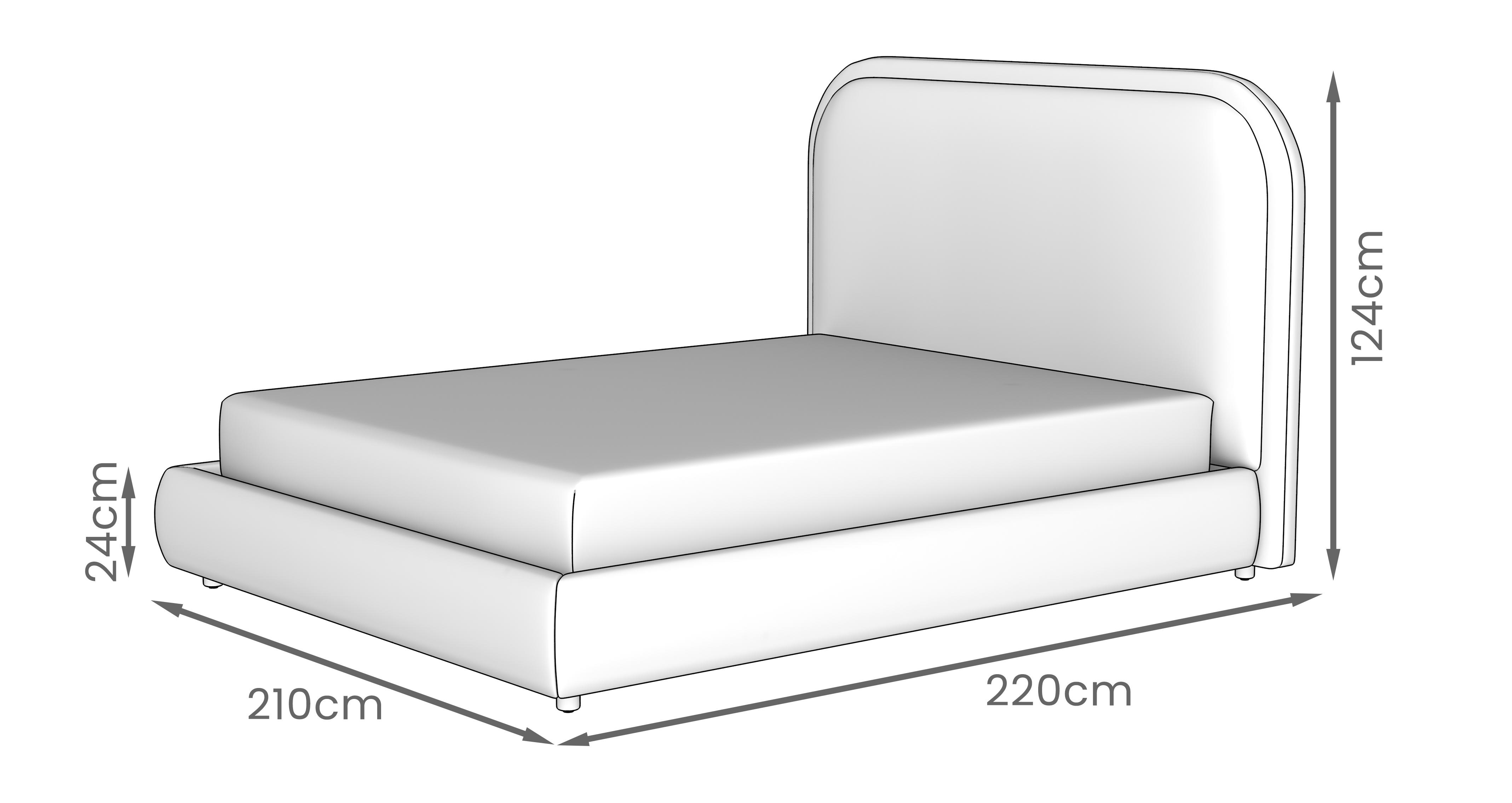 Calliope Super King Ottoman Bedframe in Calliope Cream