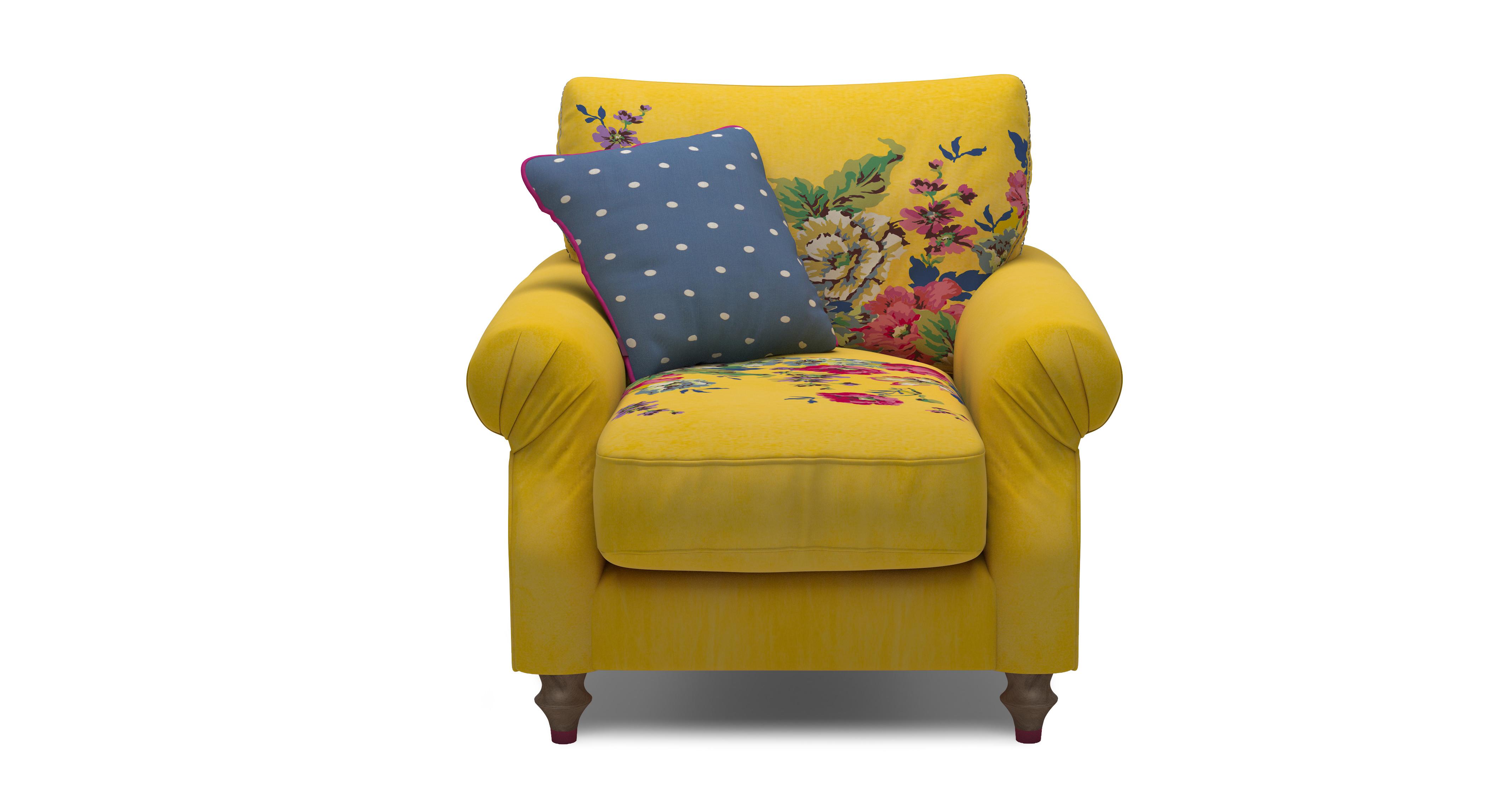 cambridge Velvet Armchair