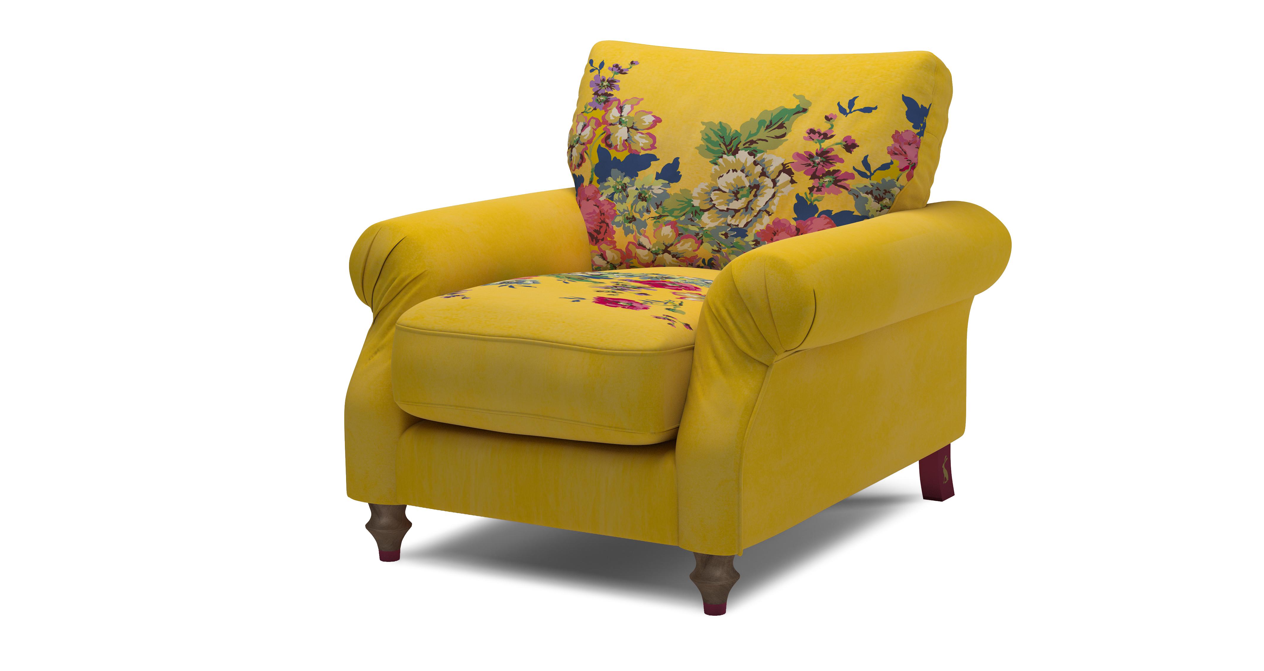 Yellow store chair bed