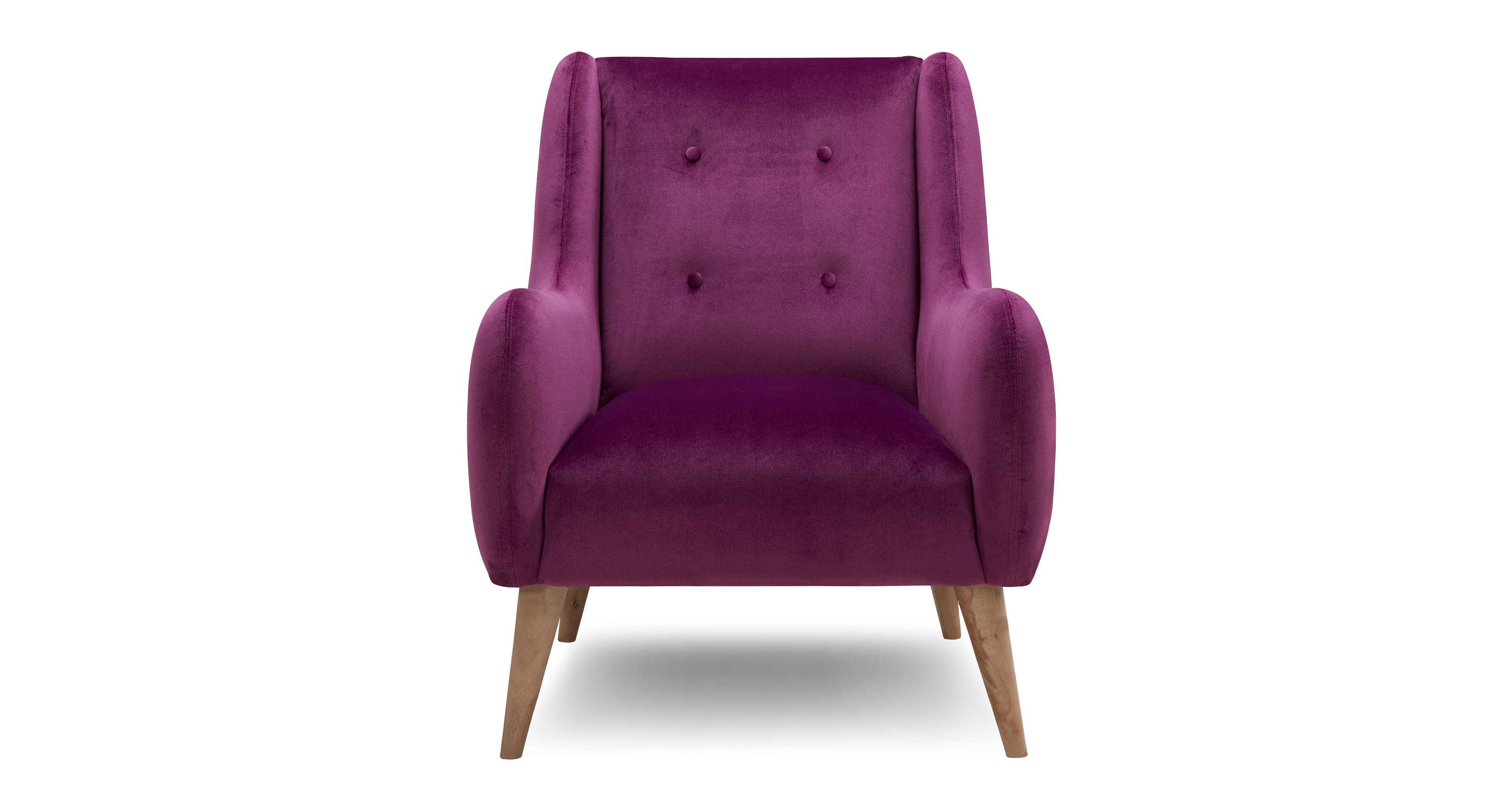 Camden Velvet Accent Chair