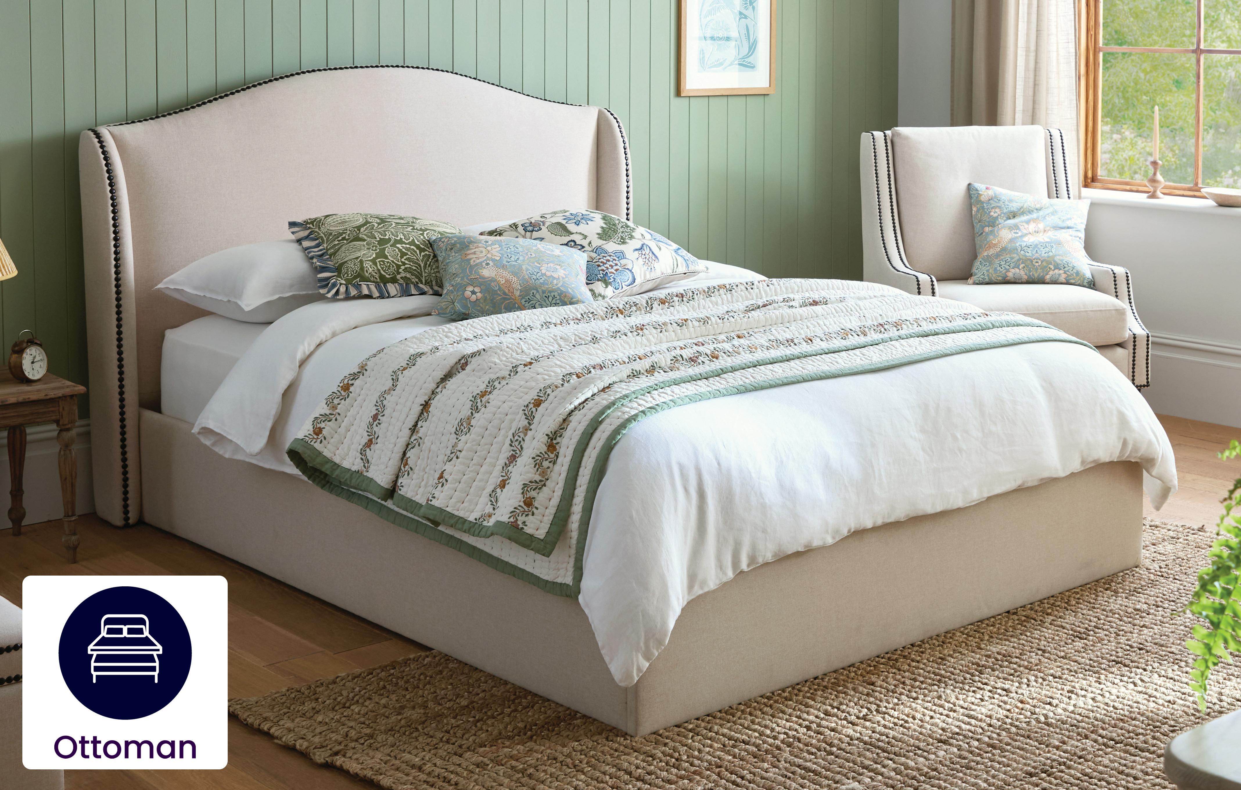 Double Ottoman Bedframe