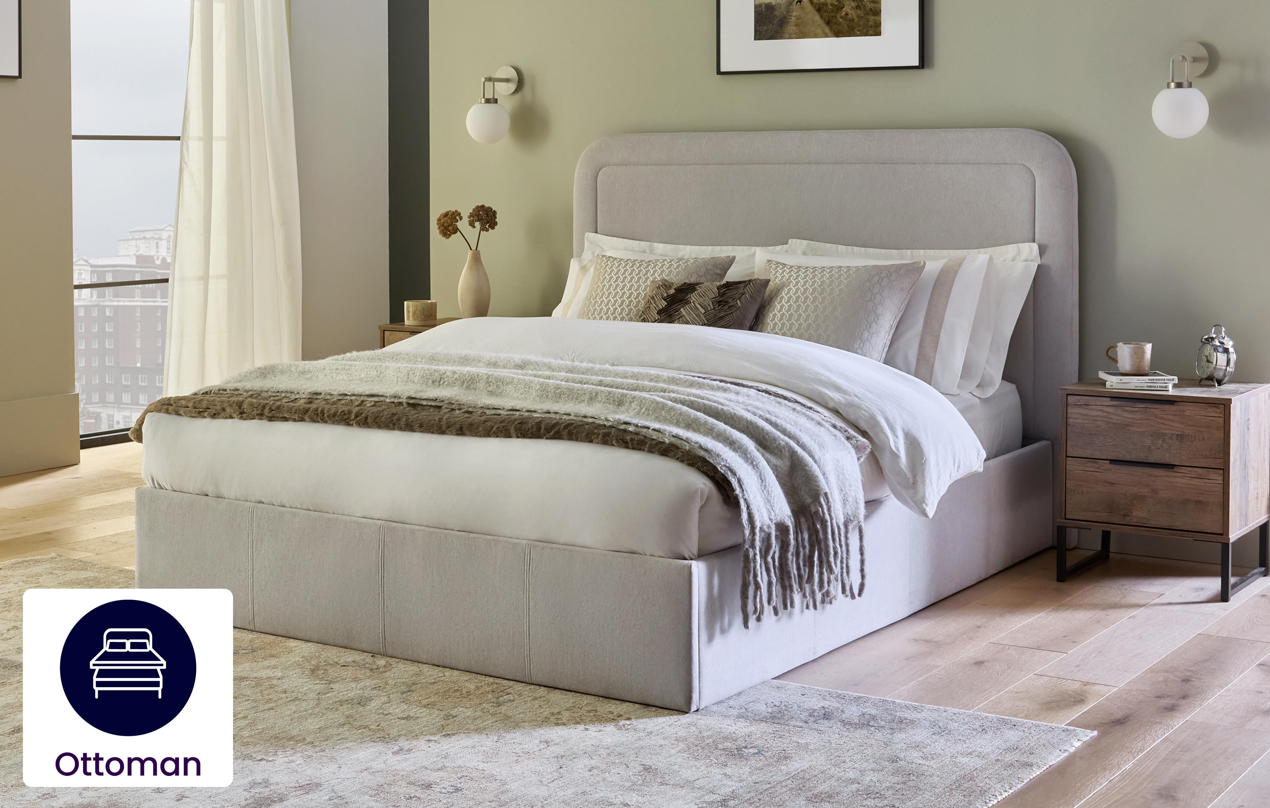 Double Ottoman Bedframe