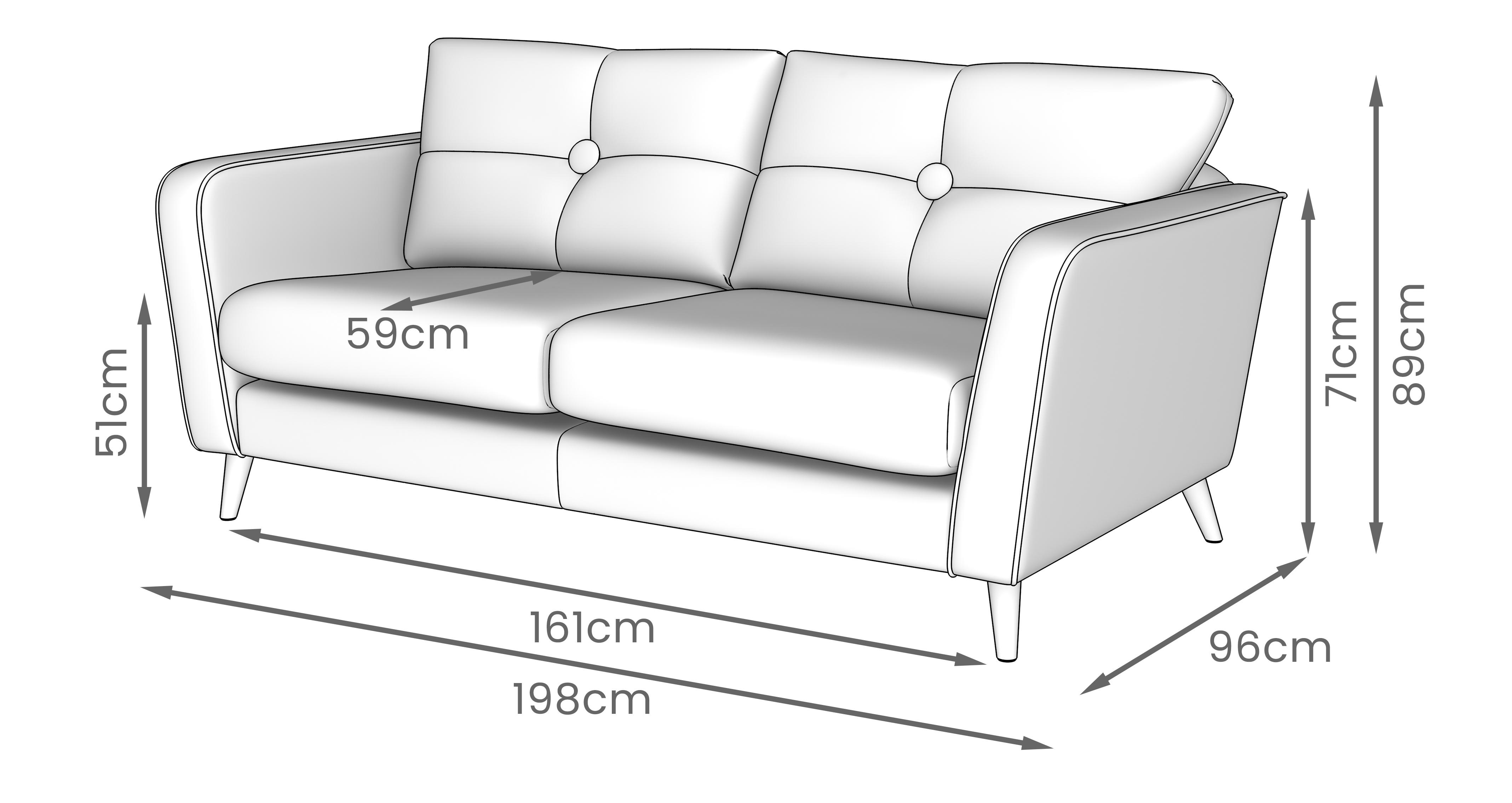Carlisle-express 3 Seater Sofa in Carlisle Express Moss