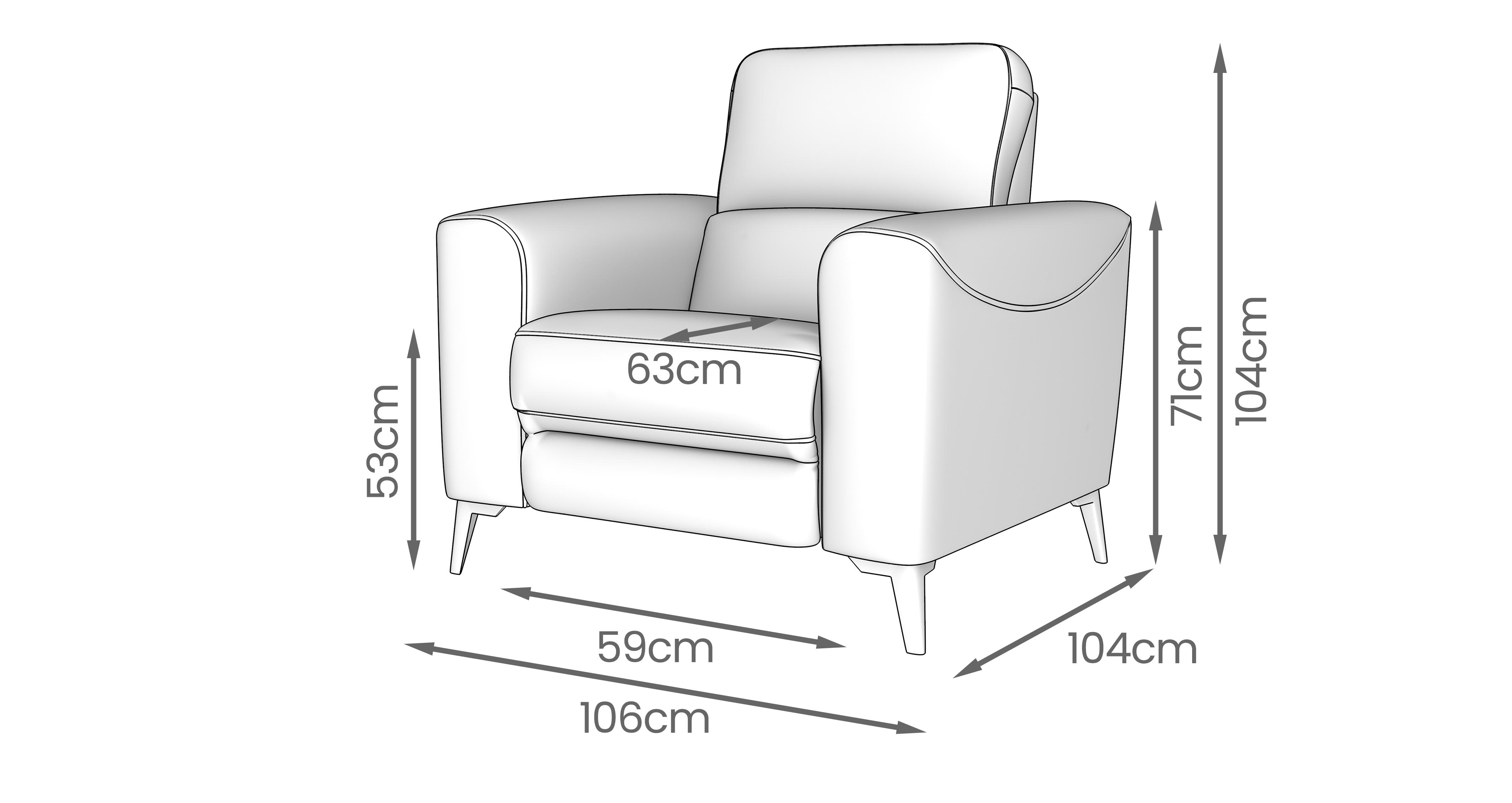 Carmel Power Recliner Chair DFS