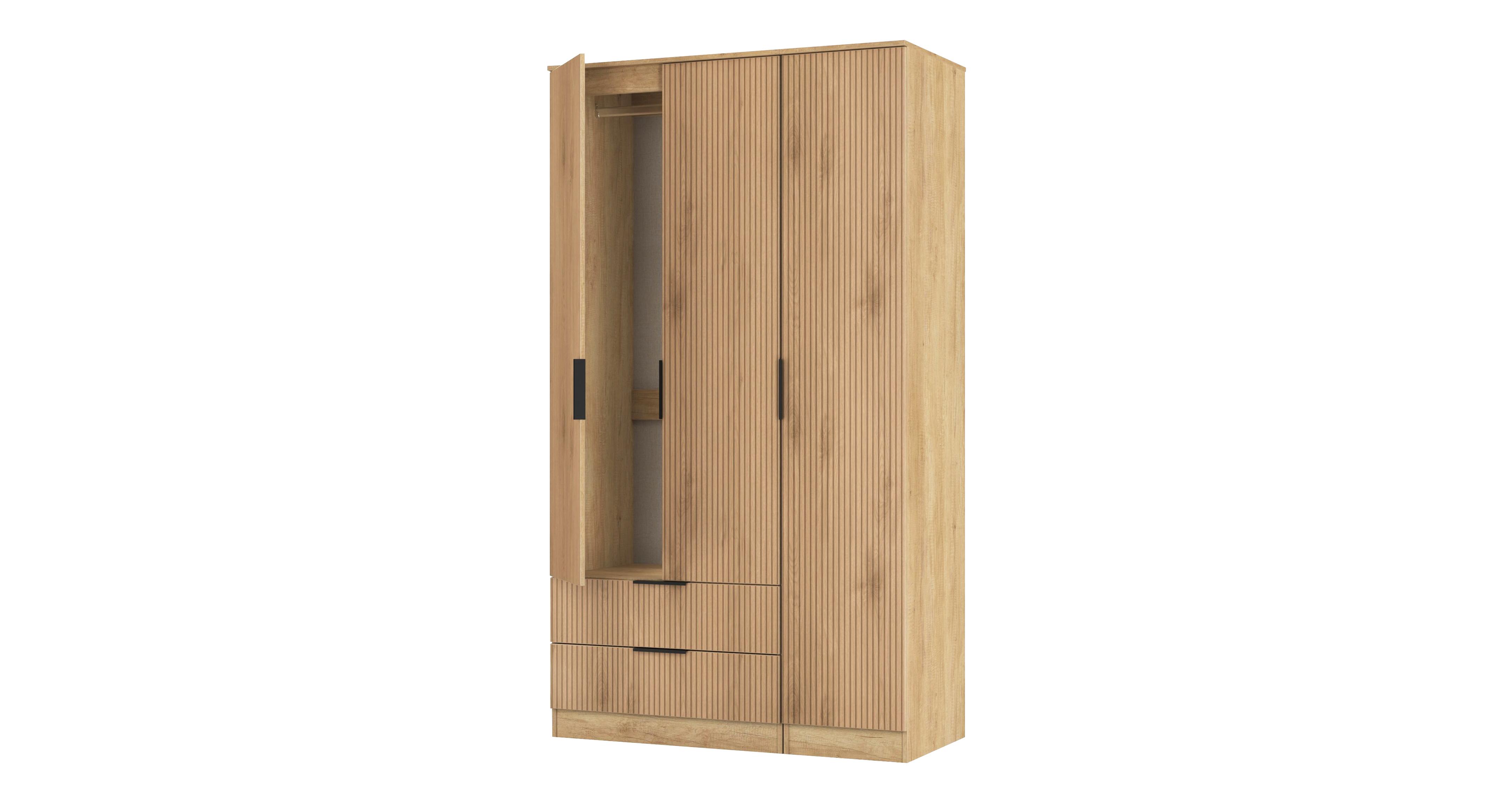 Carta Triple 2 Drawer Wardrobe | DFS