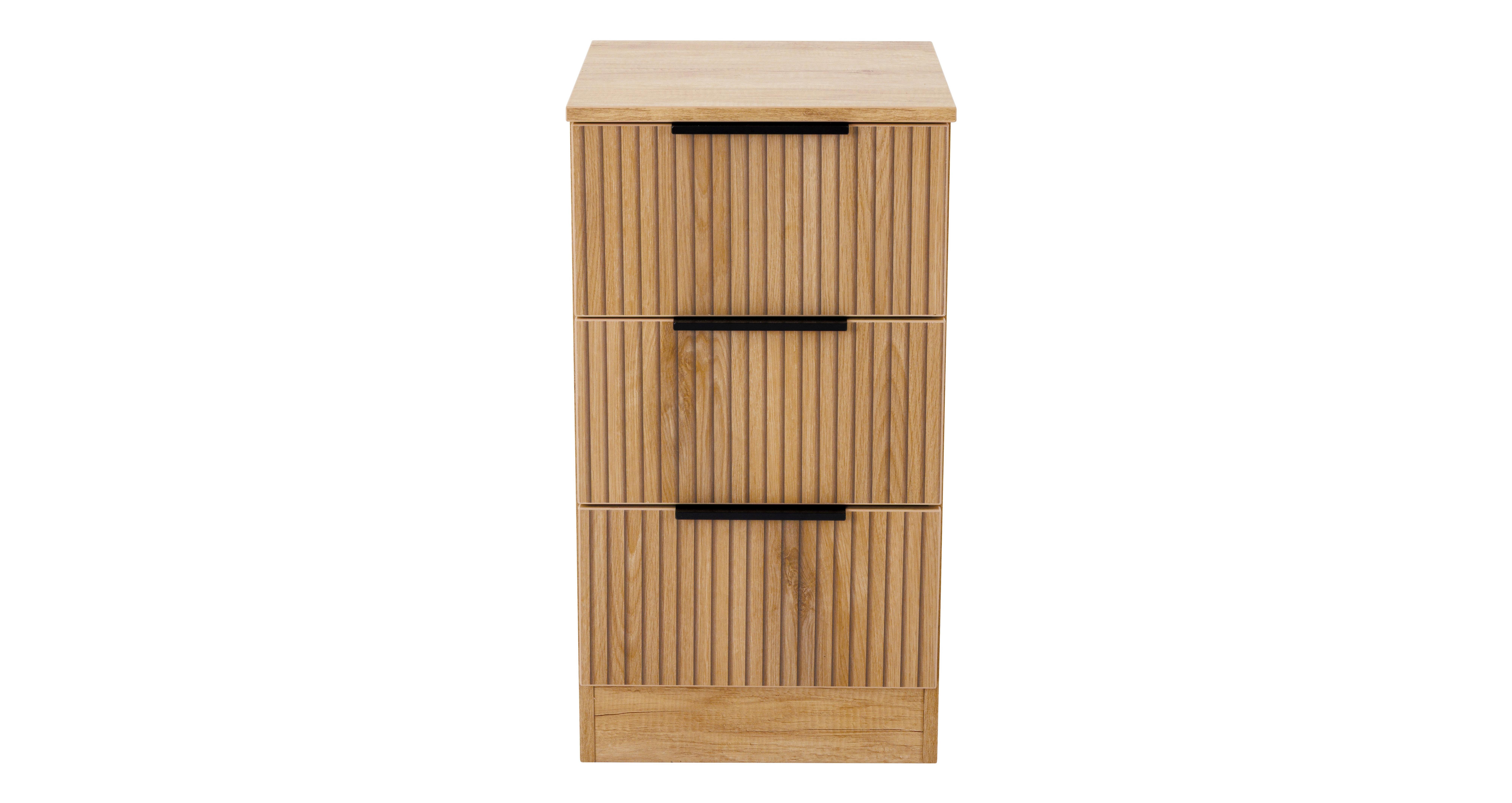 3 Drawer Bedside
