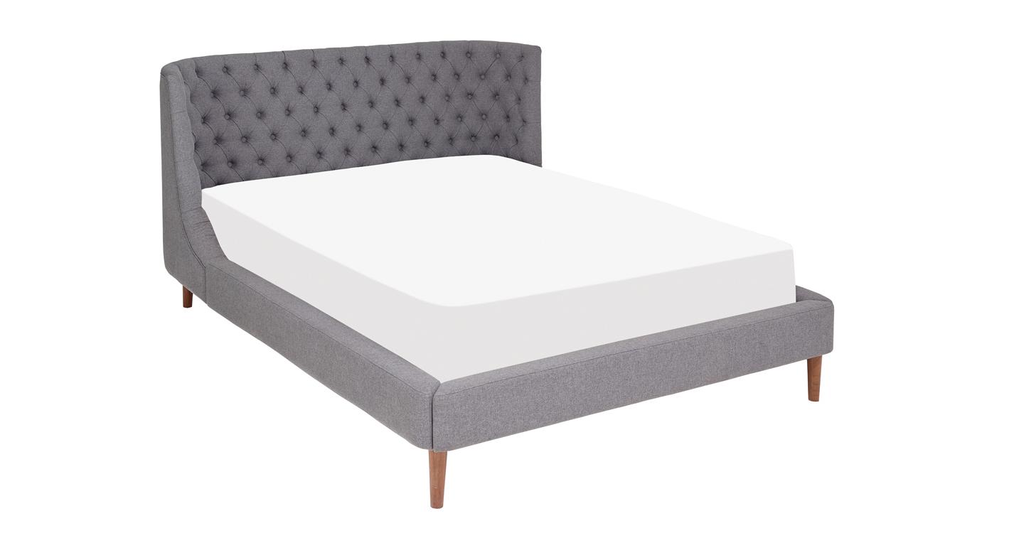 DFS Dwell Double Bedframe Cavendish Grey Fabric