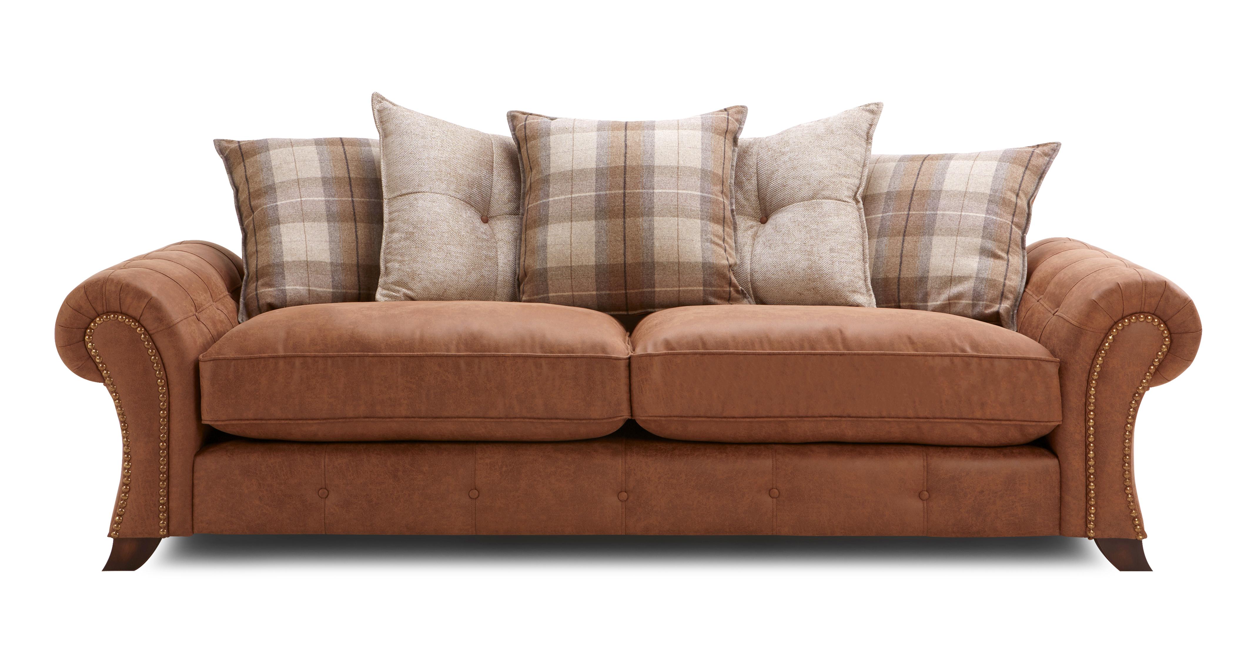 dfs delta leather sofa