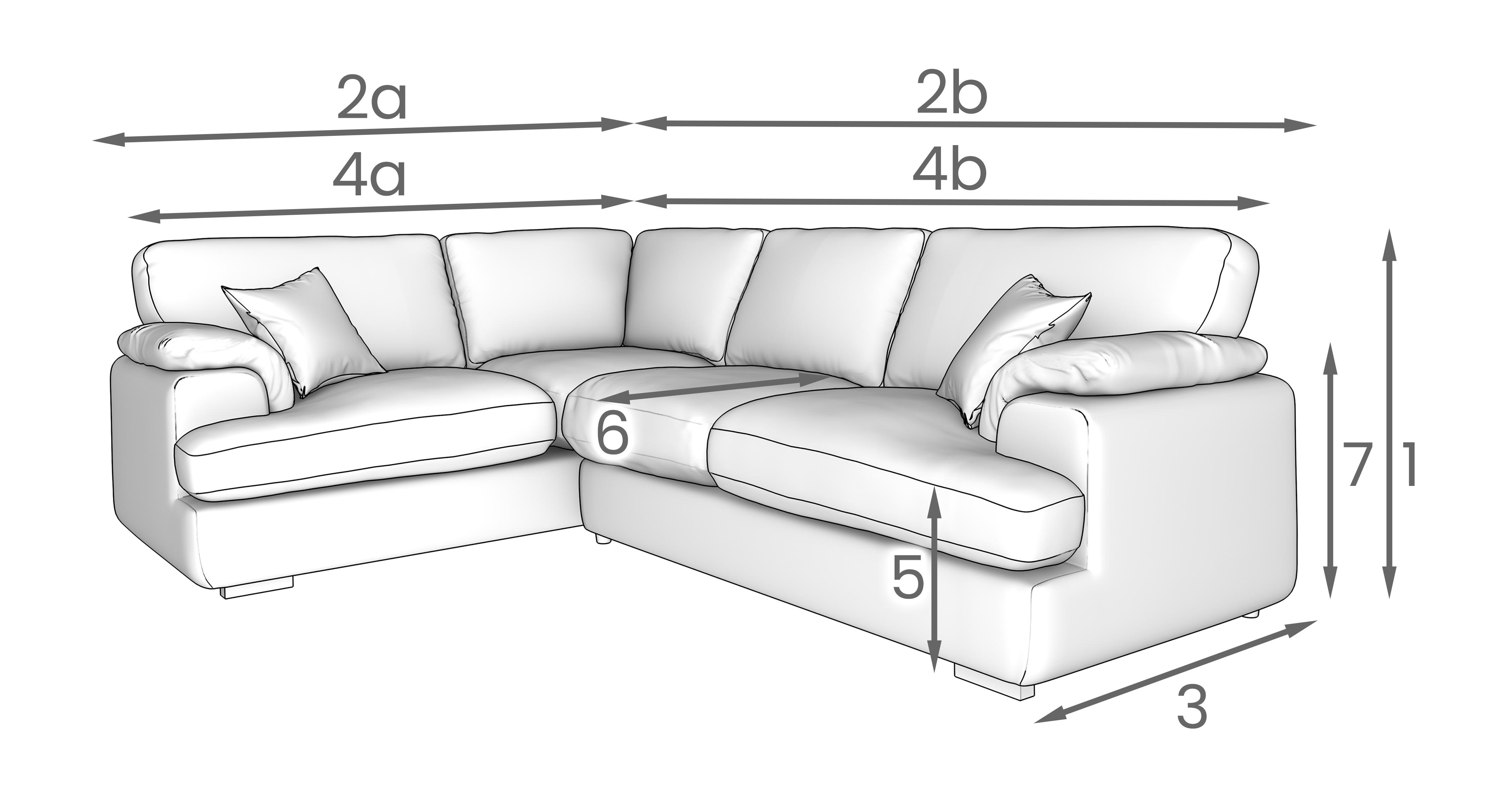 celine dfs inches cm dimensions sofa height width