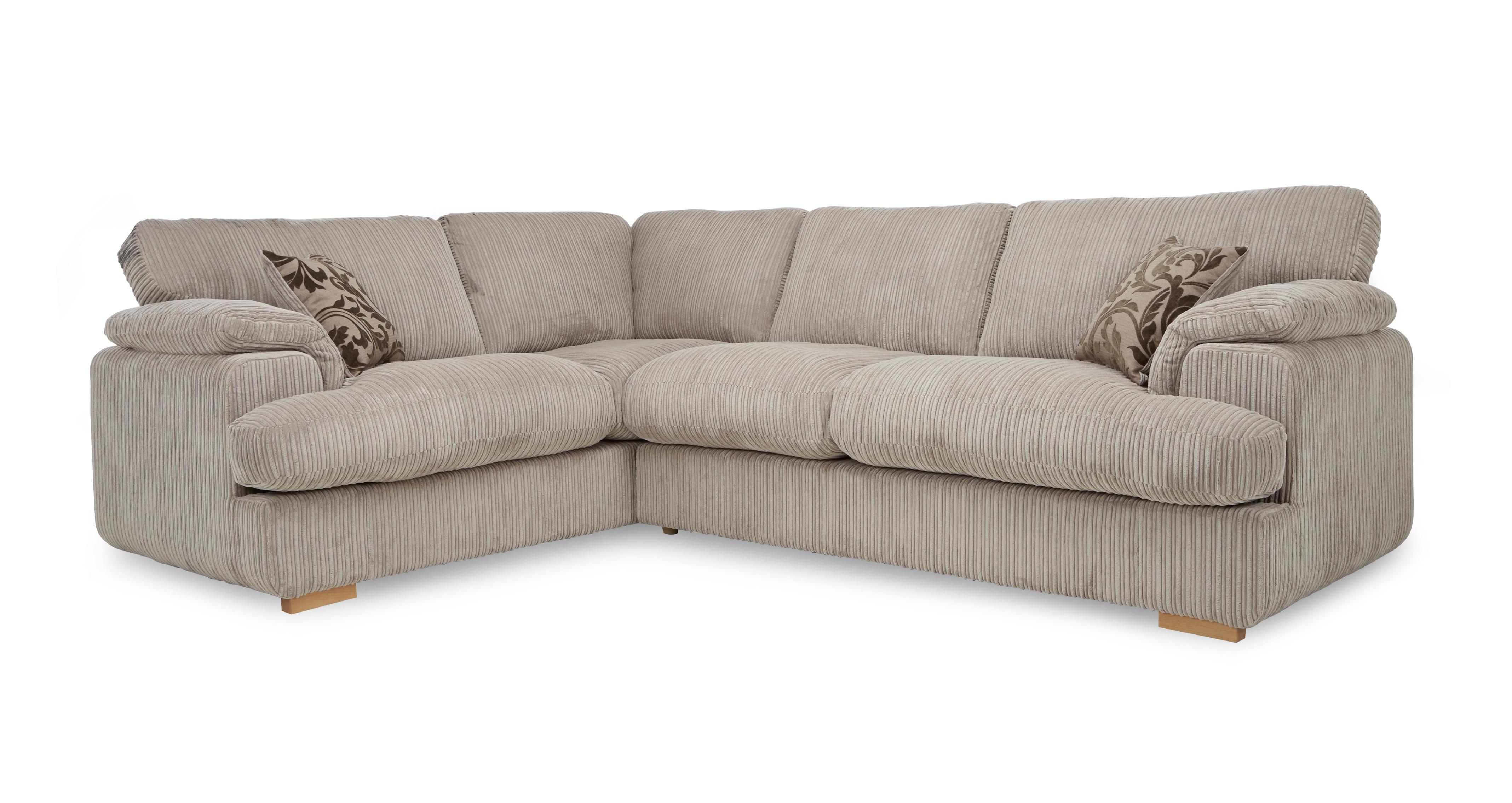 Dfs brown deals corner sofa