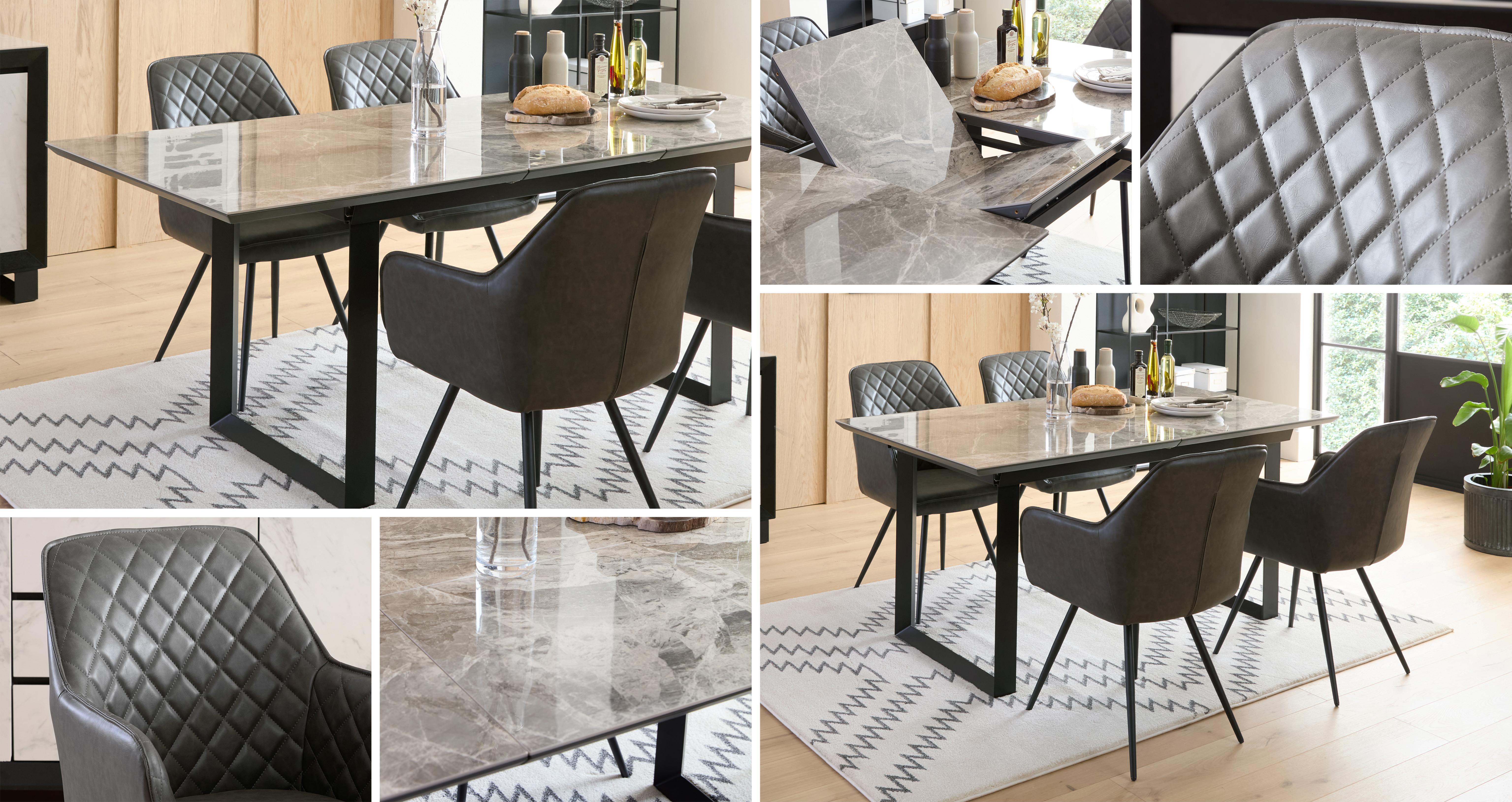 Cesare Dining Set Table And 4 Chairs Set | DFS