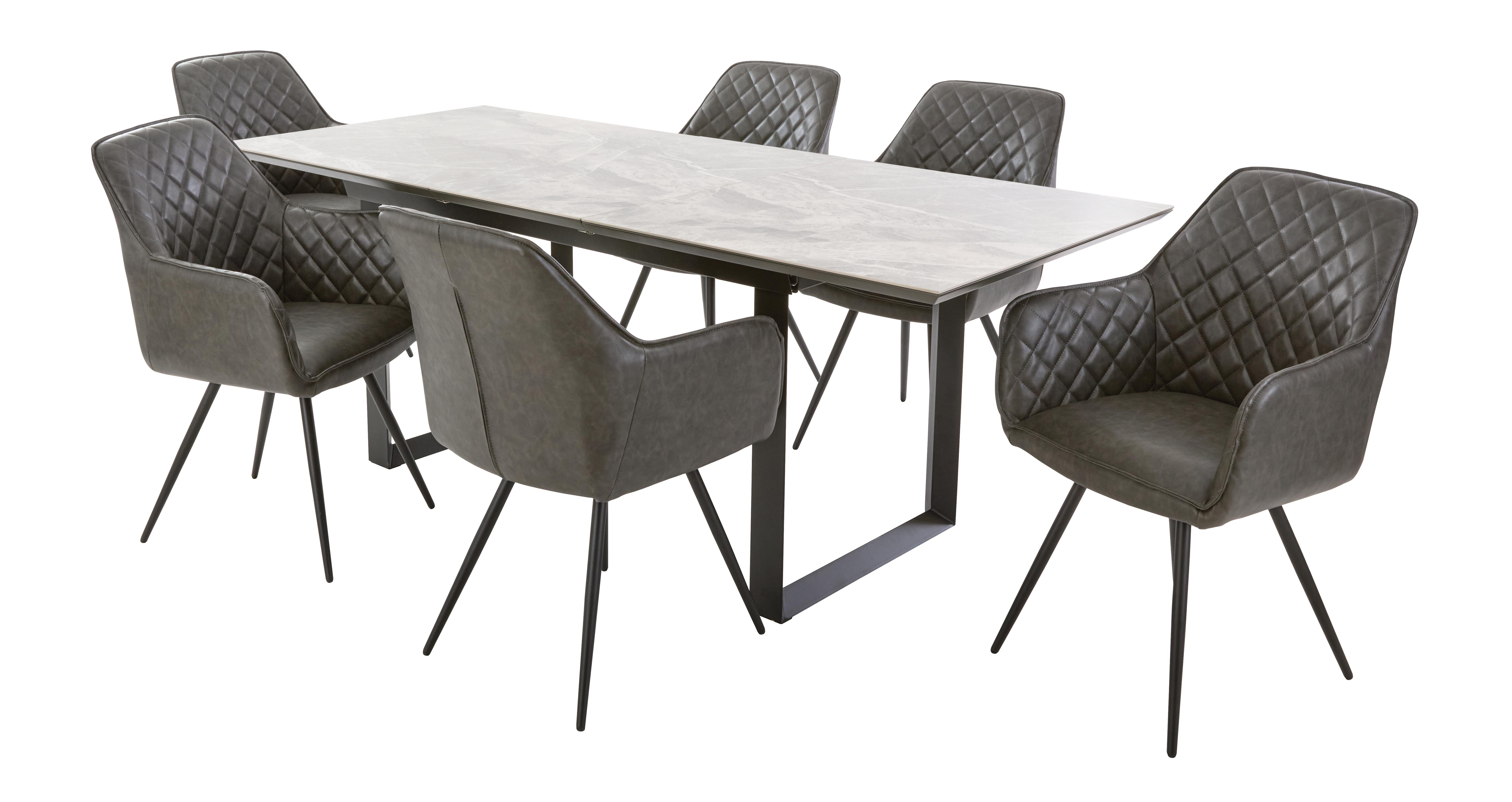 Dining Table Set Table and 6 Chairs