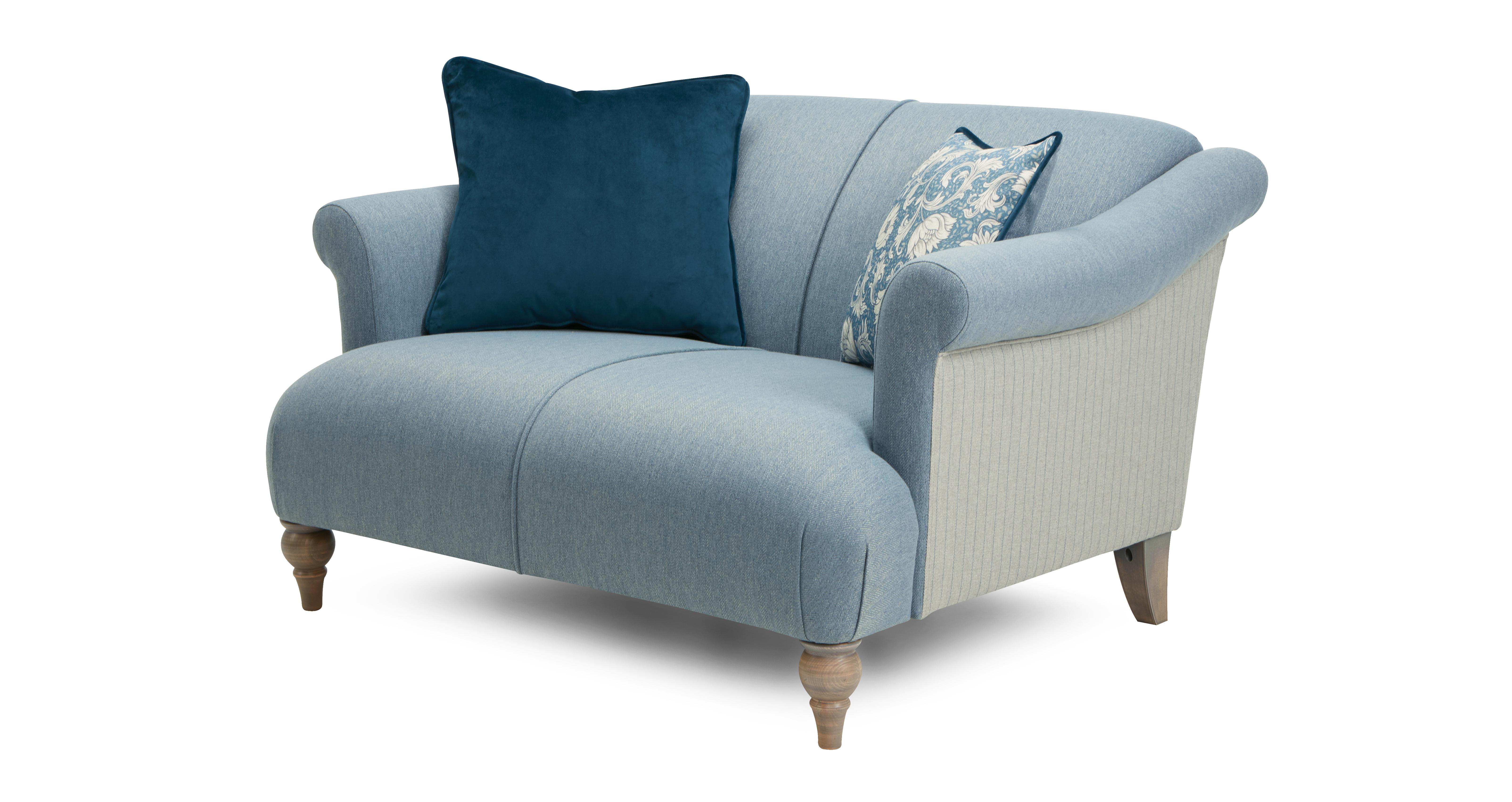 Dfs duck egg blue sofa sale