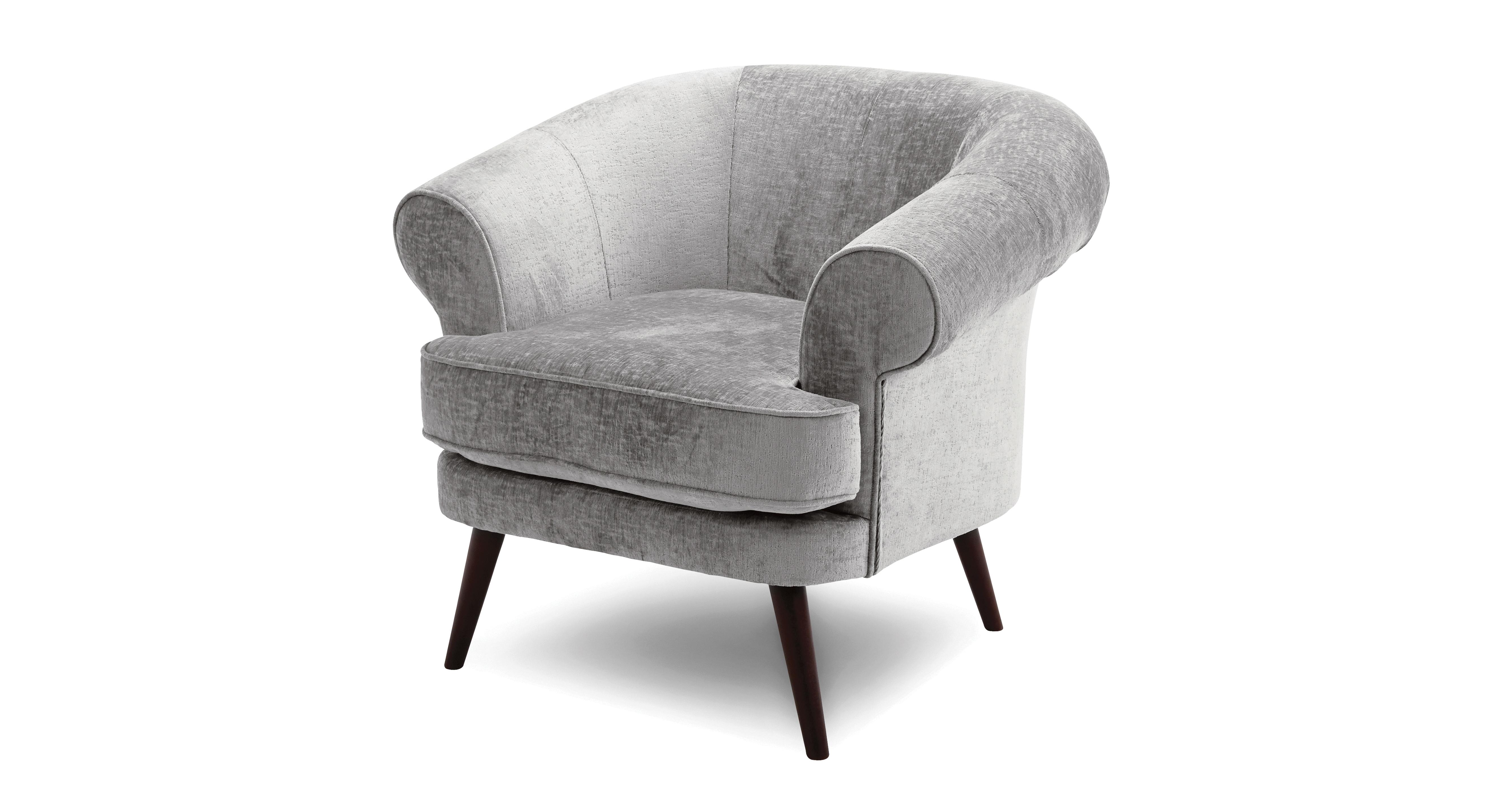 Dfs store velvet armchair