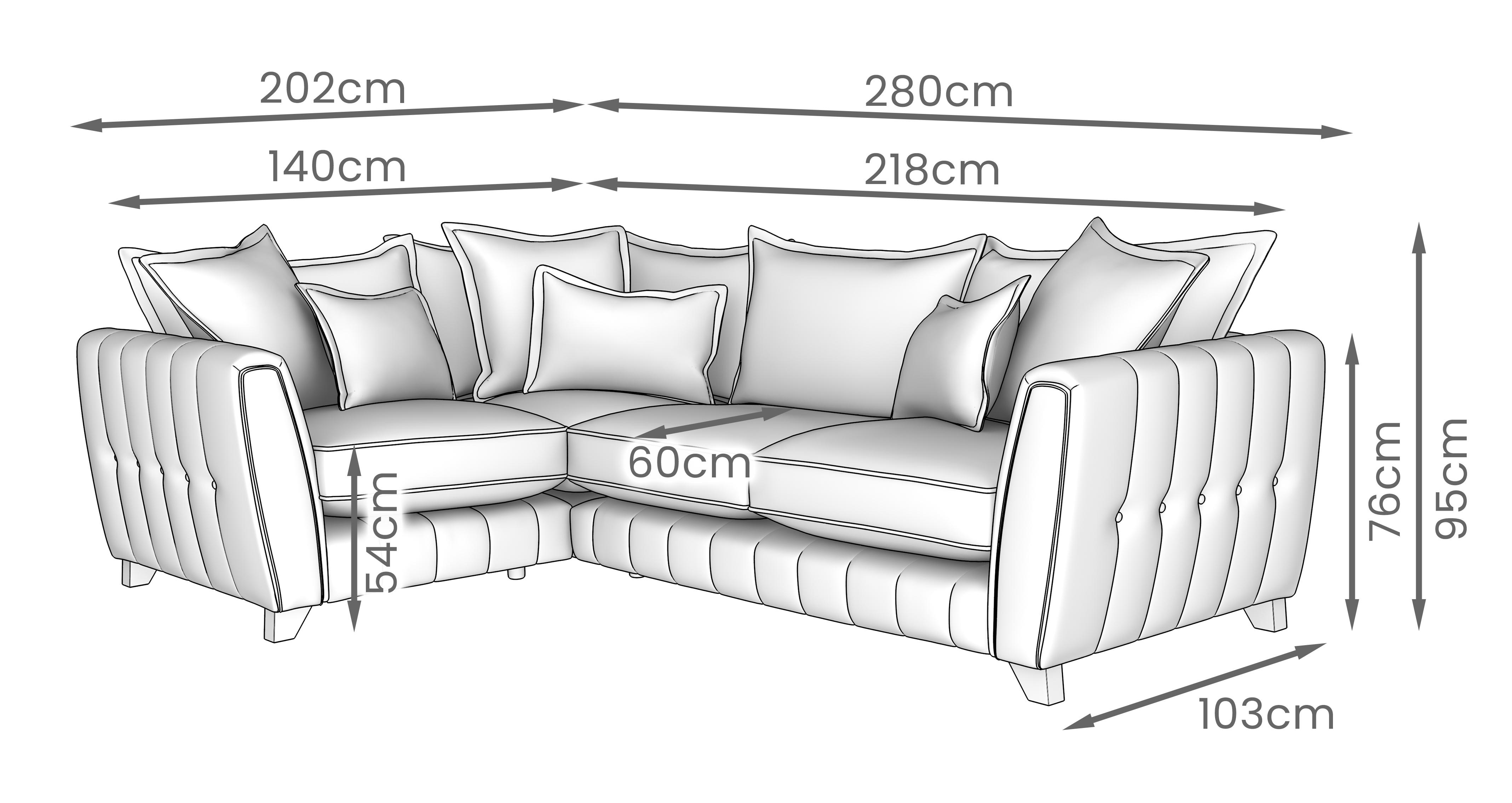 Cherished Metallic Piped Formal Back Right Hand Facing 3 Corner 1 | DFS