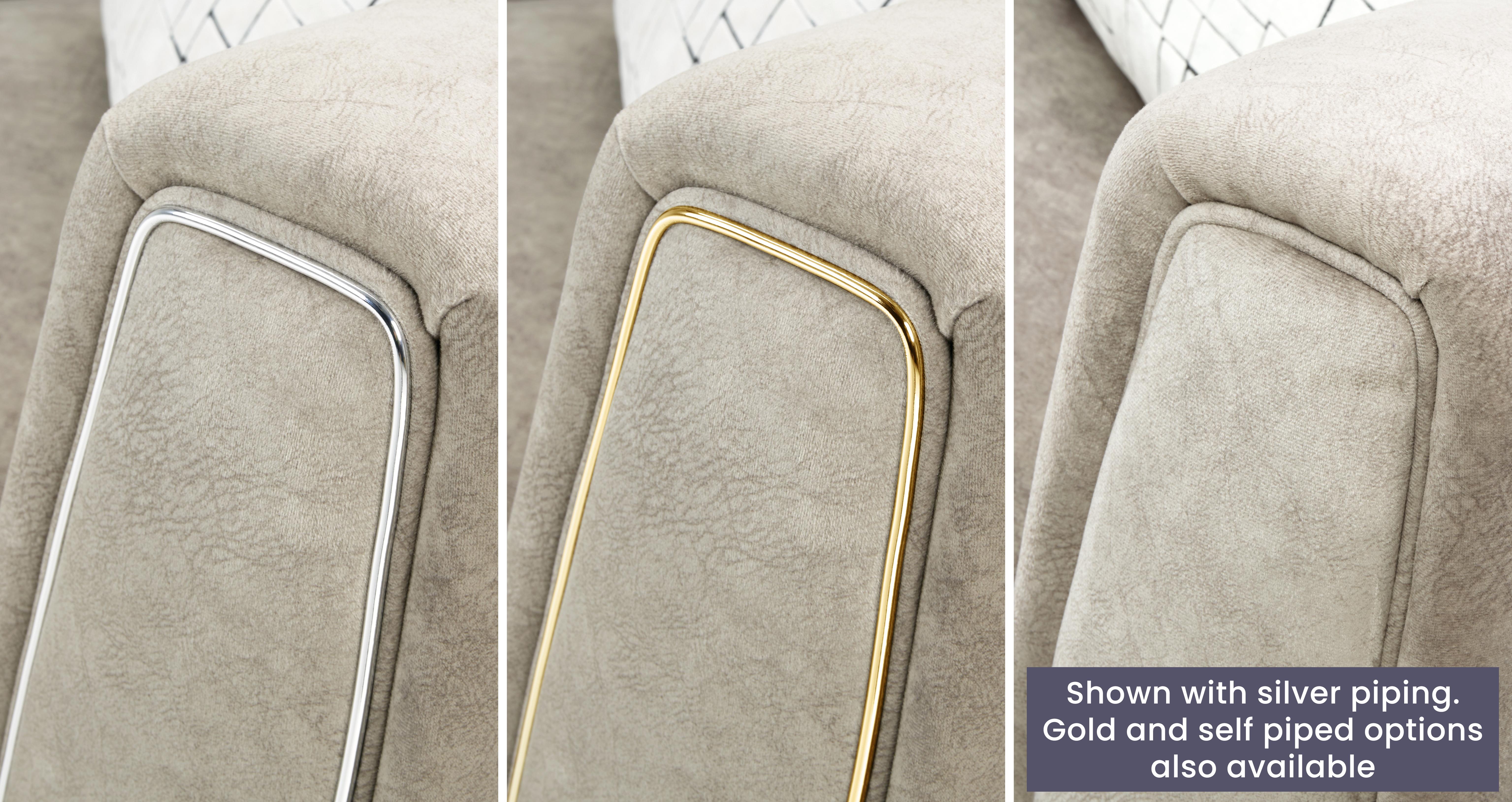 Cherished-express Formal Back Cuddler Sofa in Cherished Express Oatmeal Combination