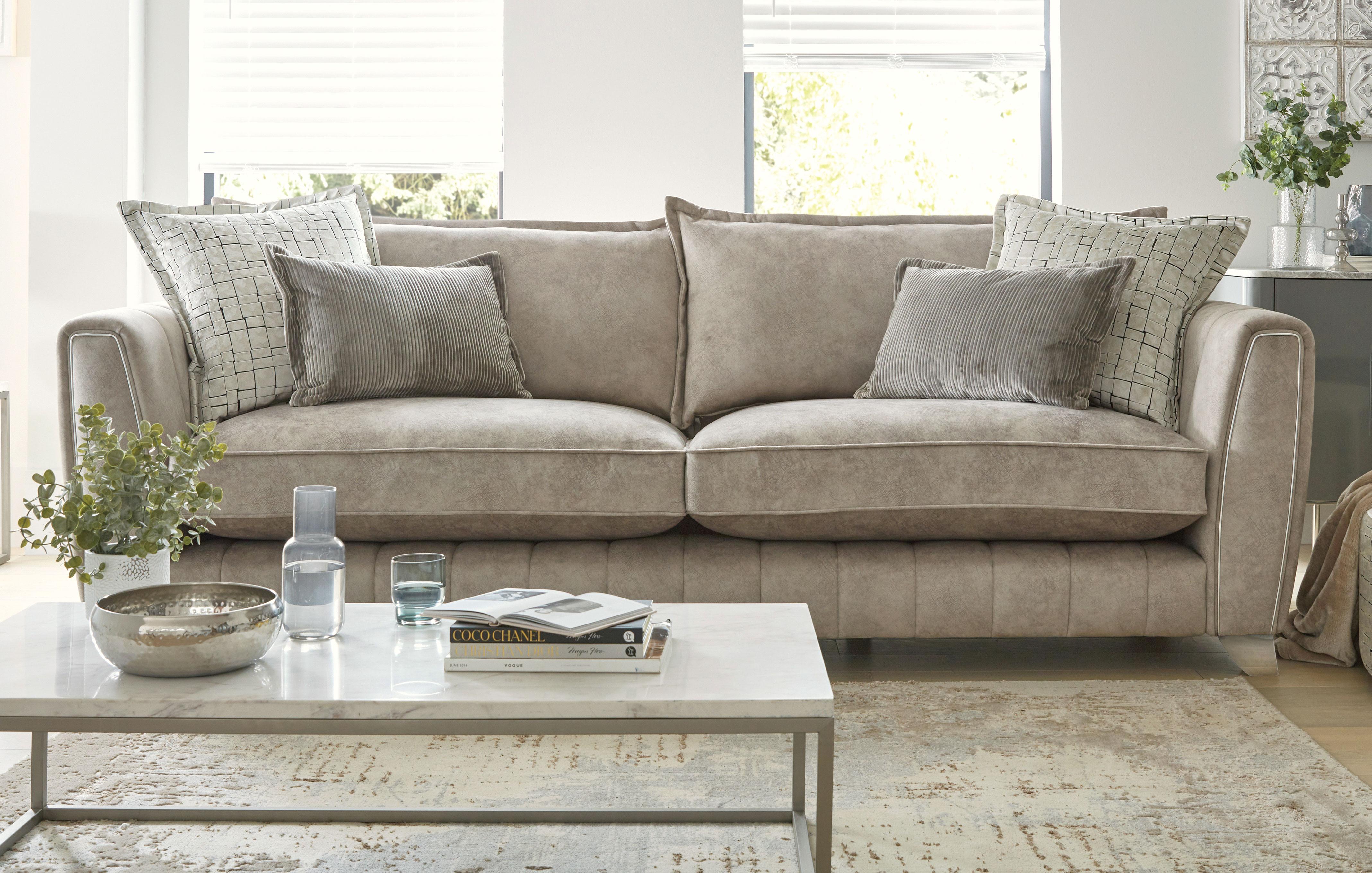 Formal Back Grande Sofa
