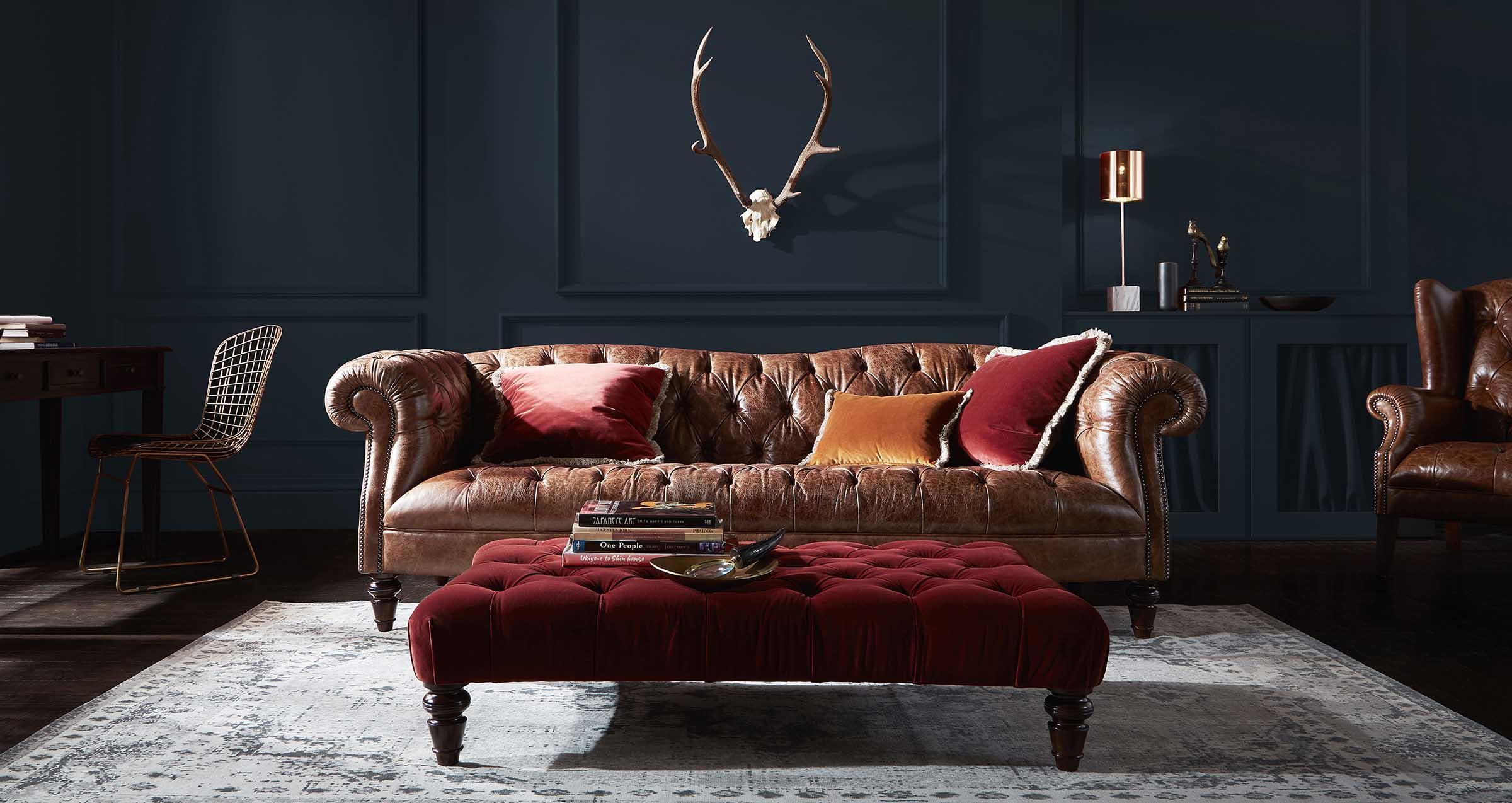 Chesterfield Sofas Dfs, Leather Sofa Chesterfield