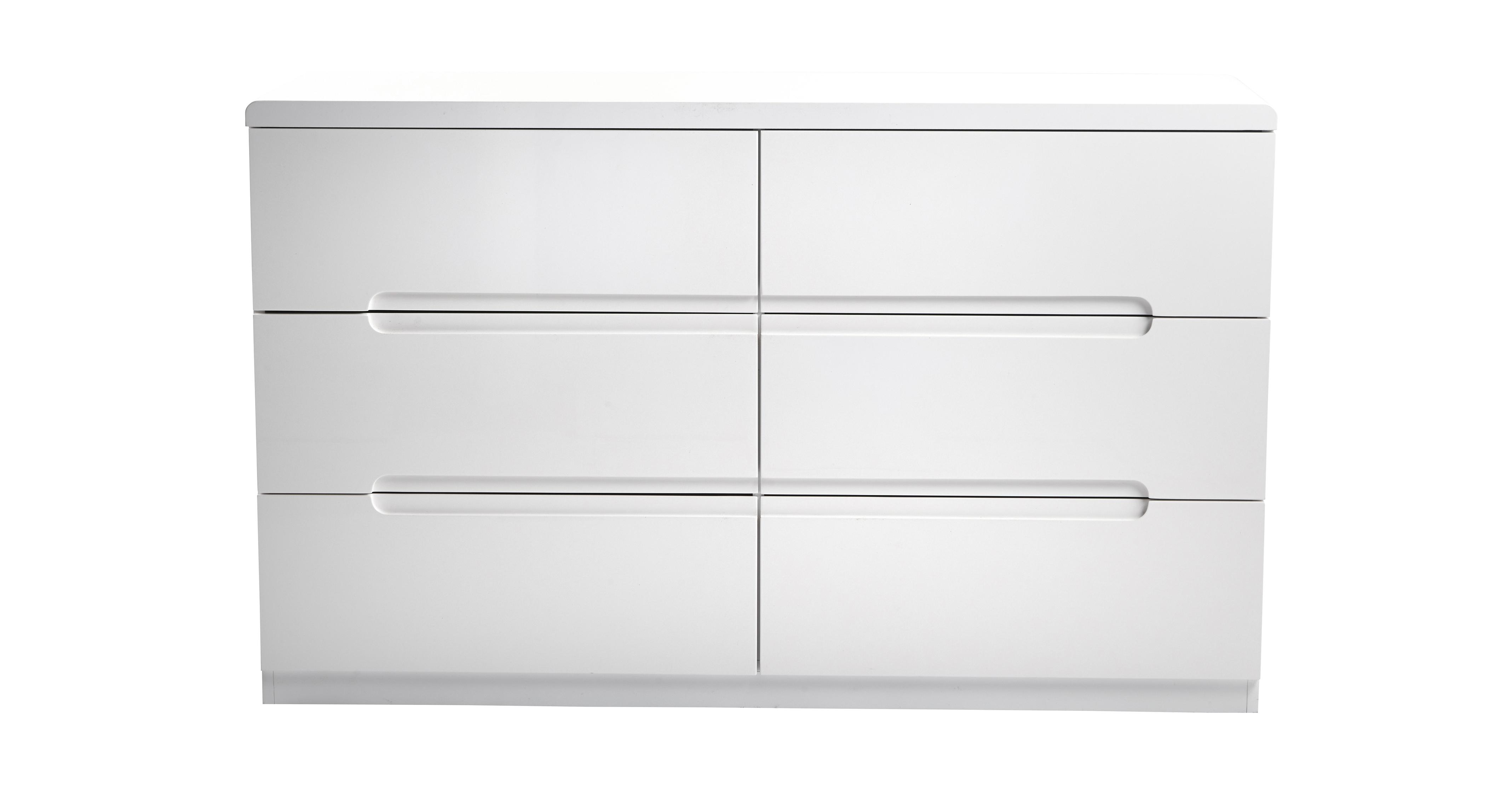 Chic 6 Drawer Wide Chest Dfs