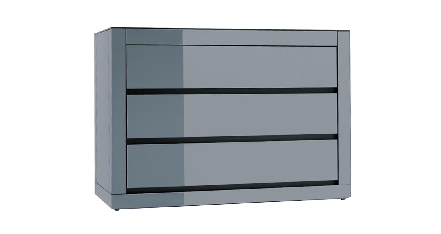 Smoked glass deals chest of drawers