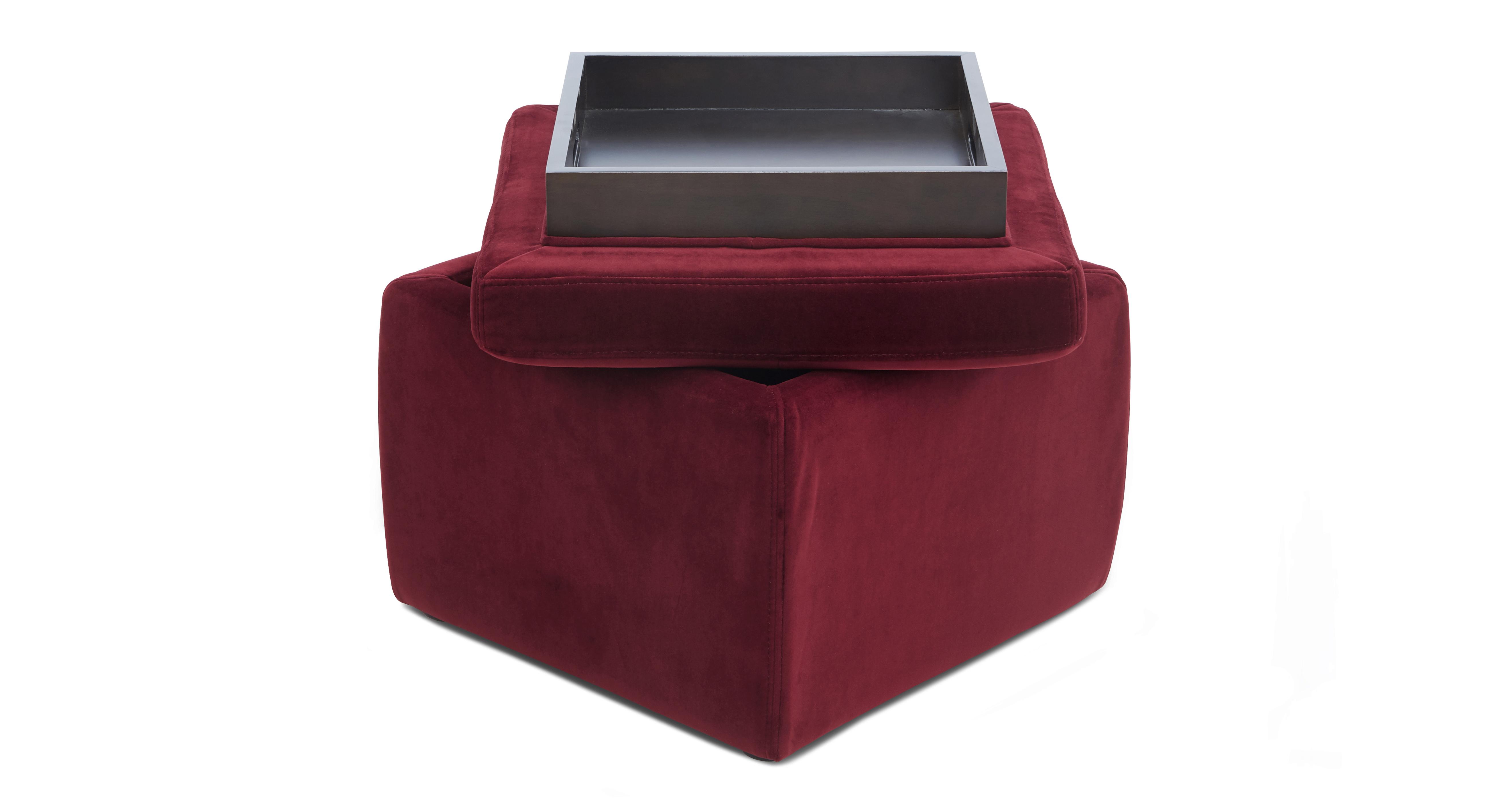 Chord Fabric Storage Footstool Boutique Dfs Ireland