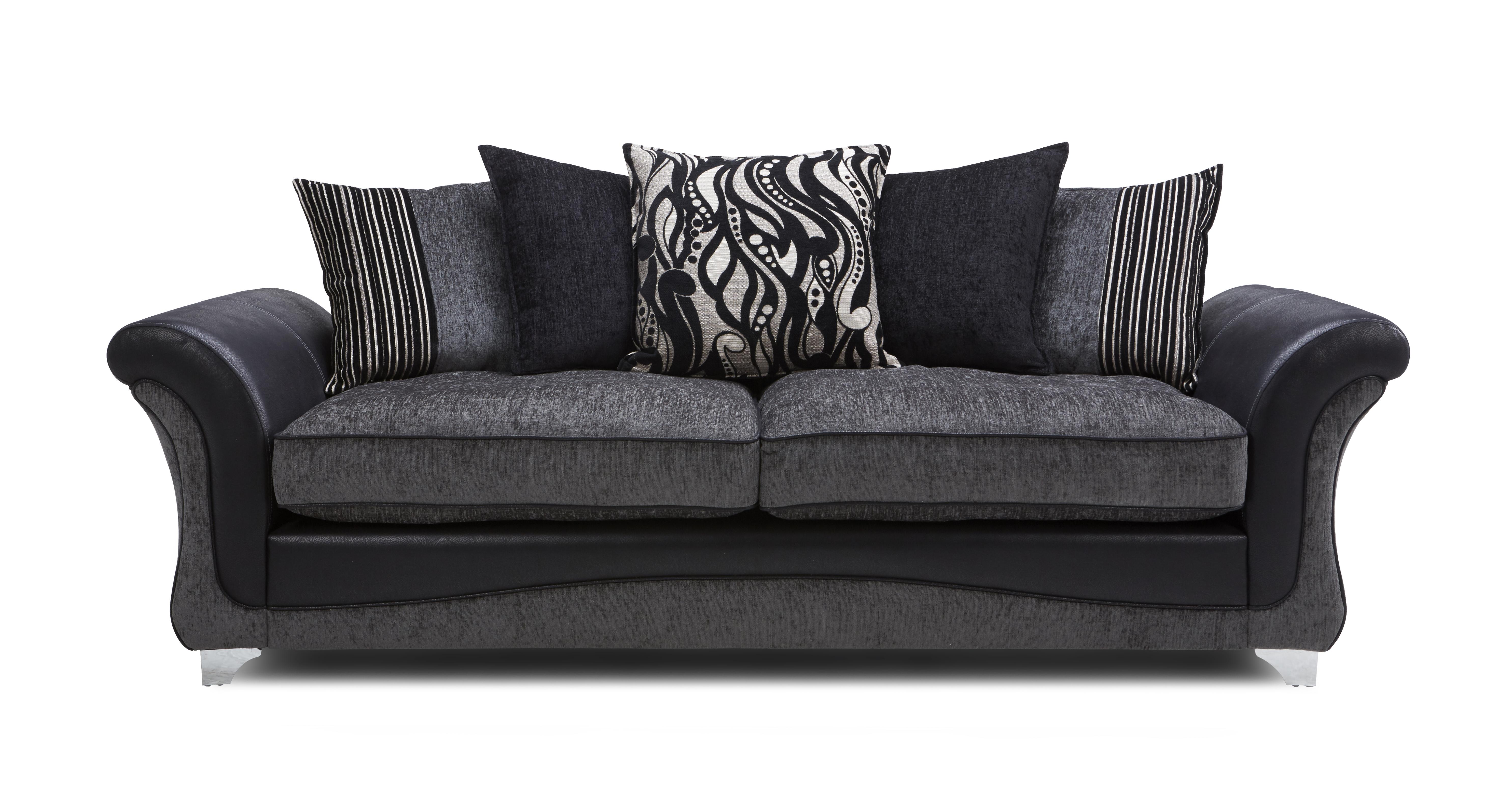 dfs black sofa