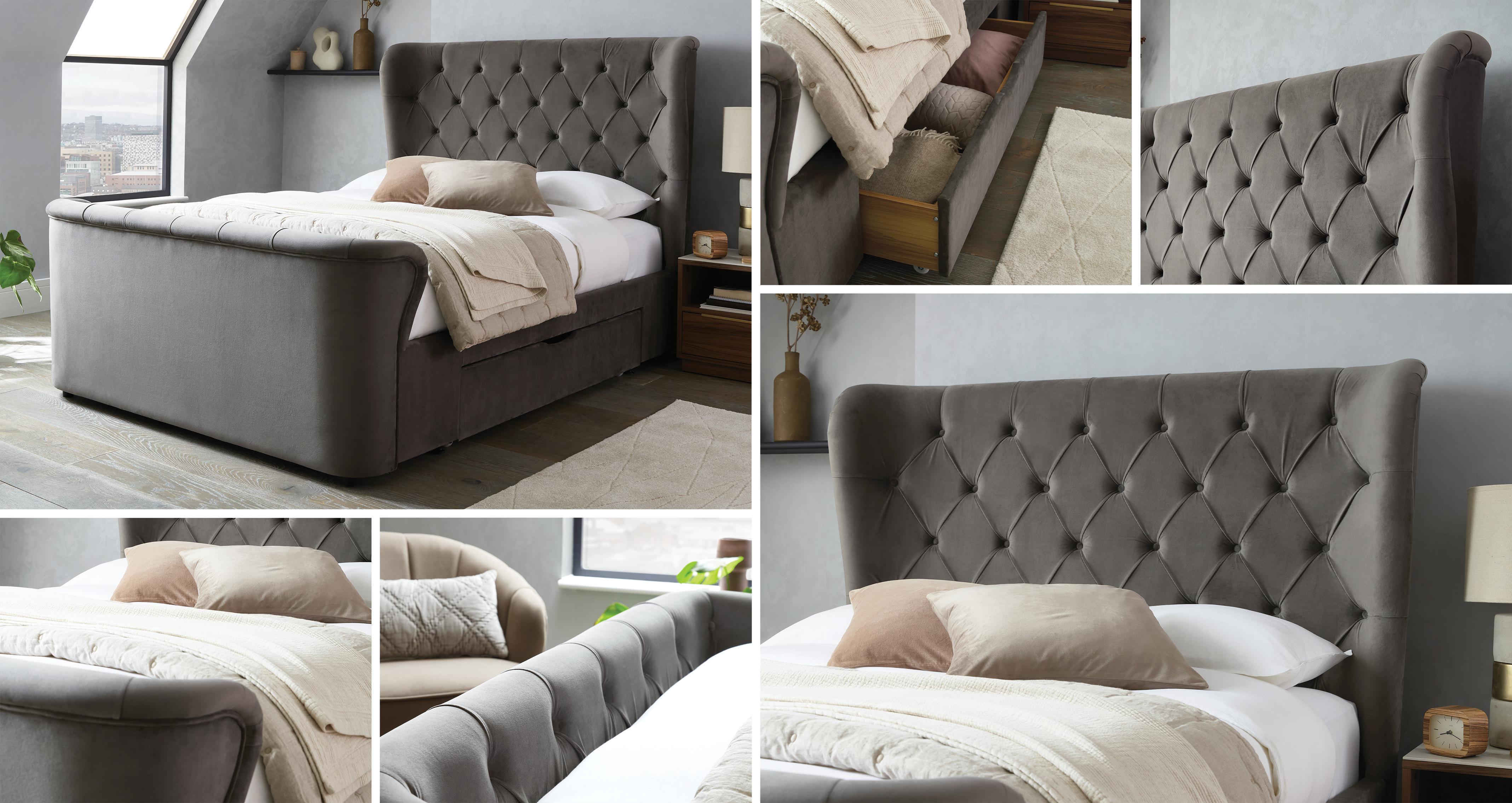 Clarisse Storage King Bed | DFS