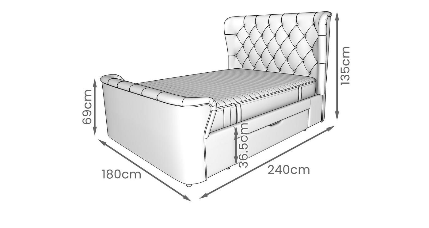 Storage King Bed view 5
