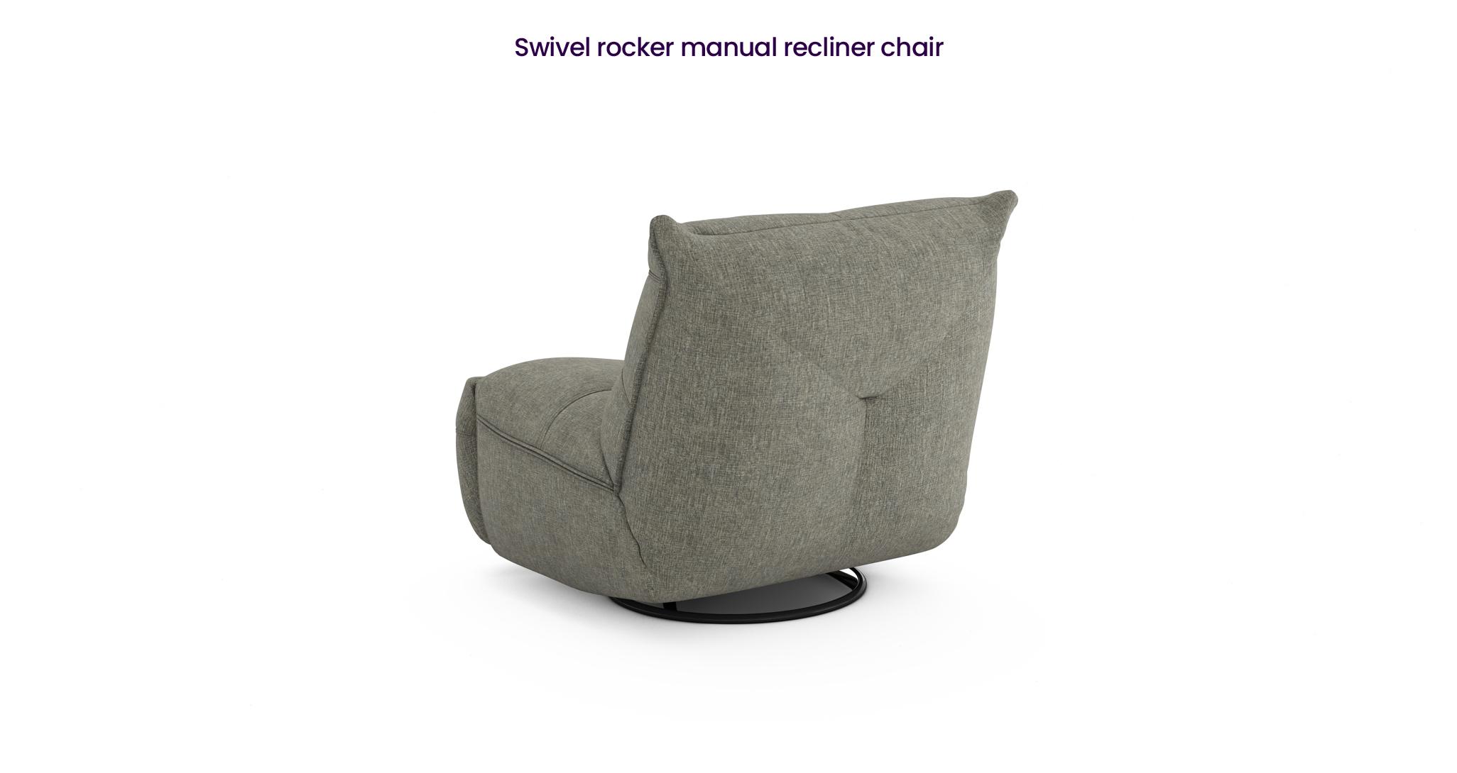 Dfs round on sale swivel chair