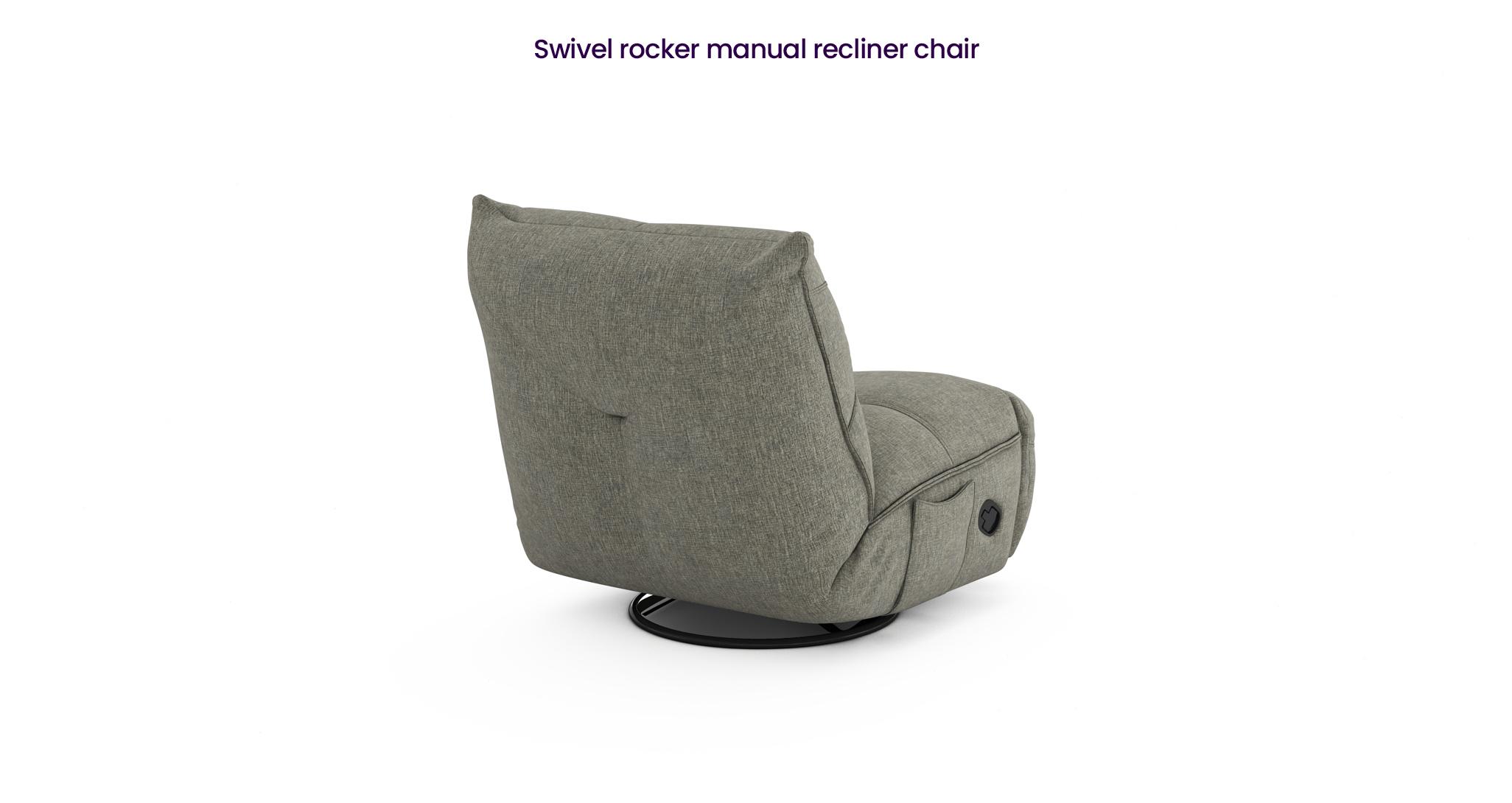 Chairs that rock swivel best sale and recline