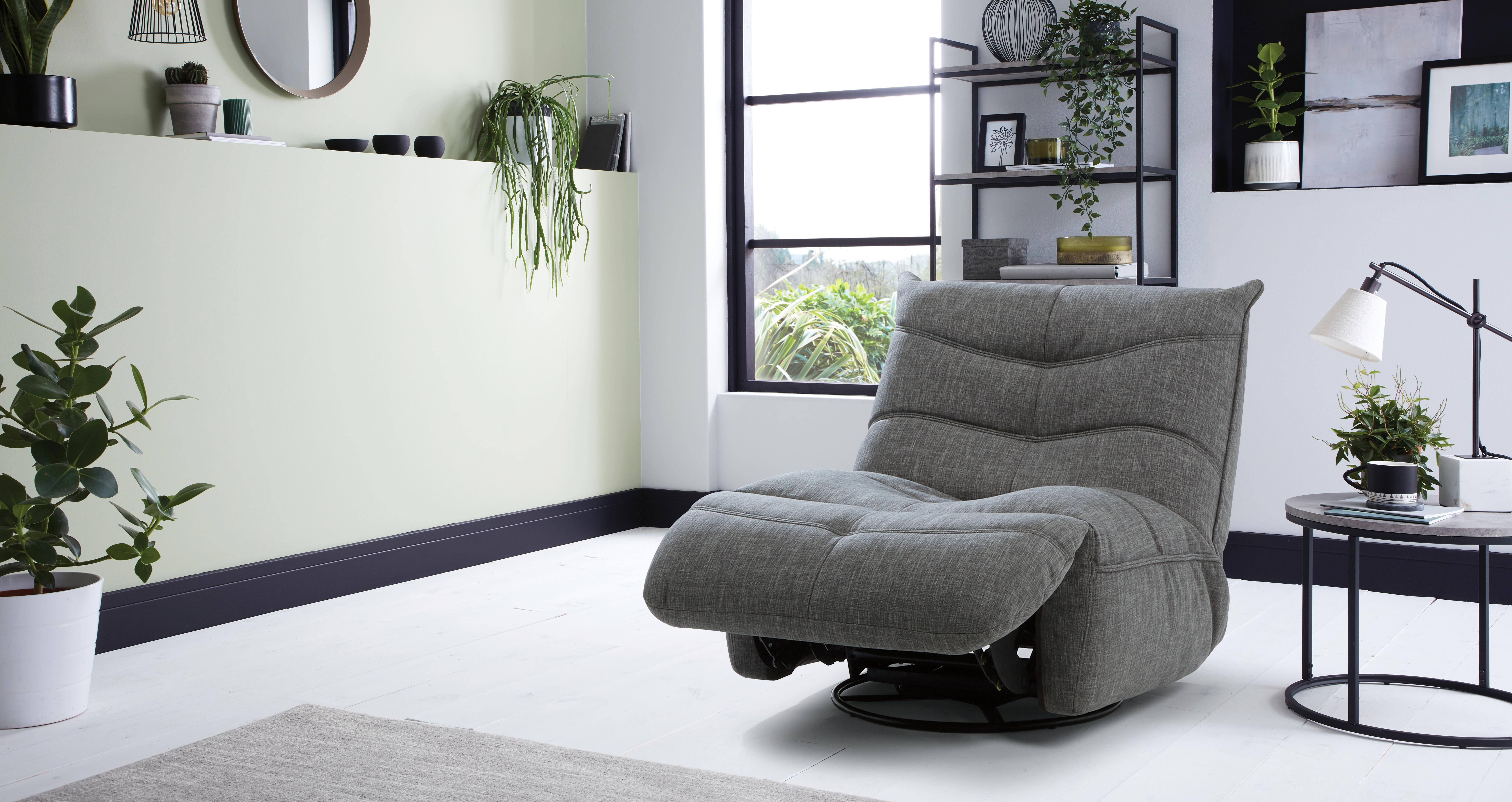 Clarke Swivel Rocker Manual Recliner Chair DFS