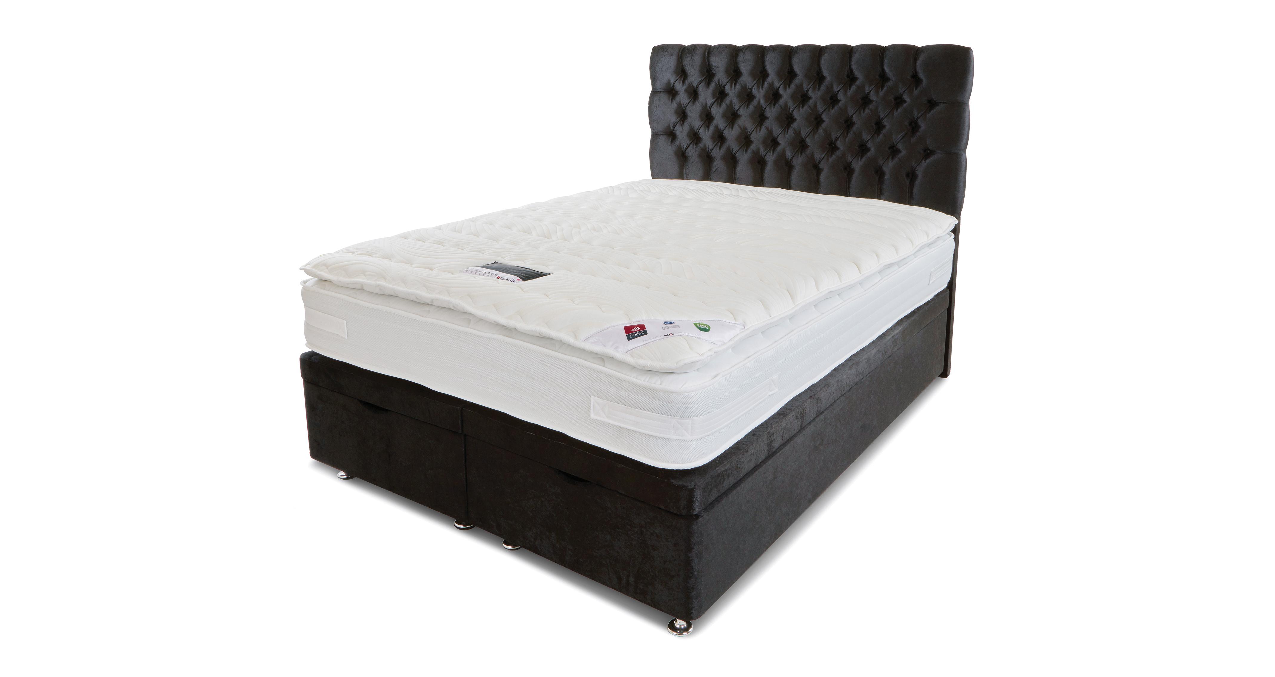 Claxby King (5ft) Ottoman Special Set in Claxby Black