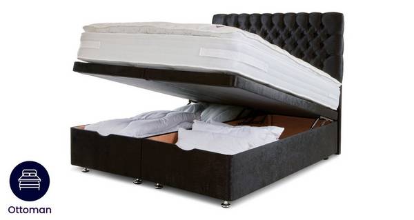 Claxby Super King Ottoman Base Dfs, Super King Size Ottoman Bed Finance