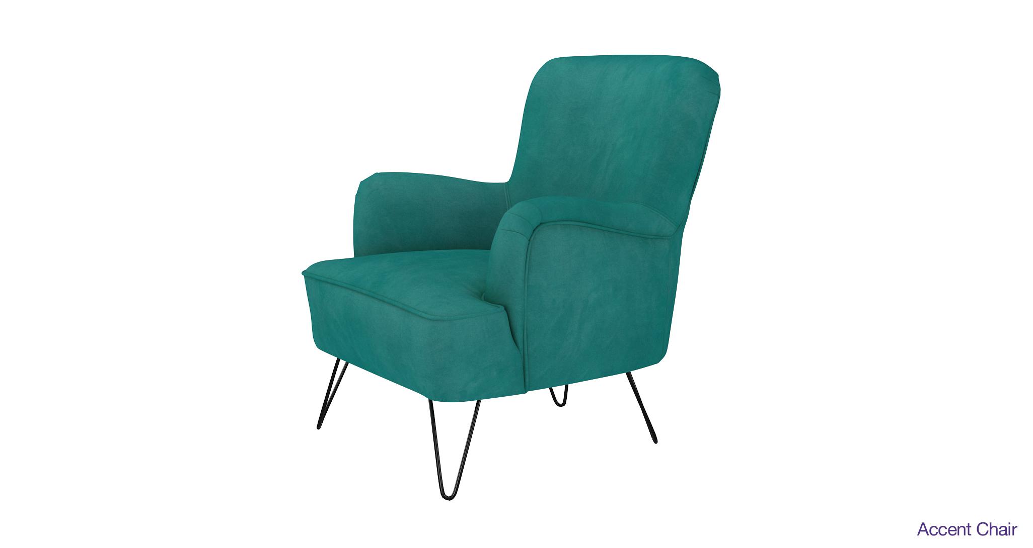 Club Velvet Accent Chair DFS