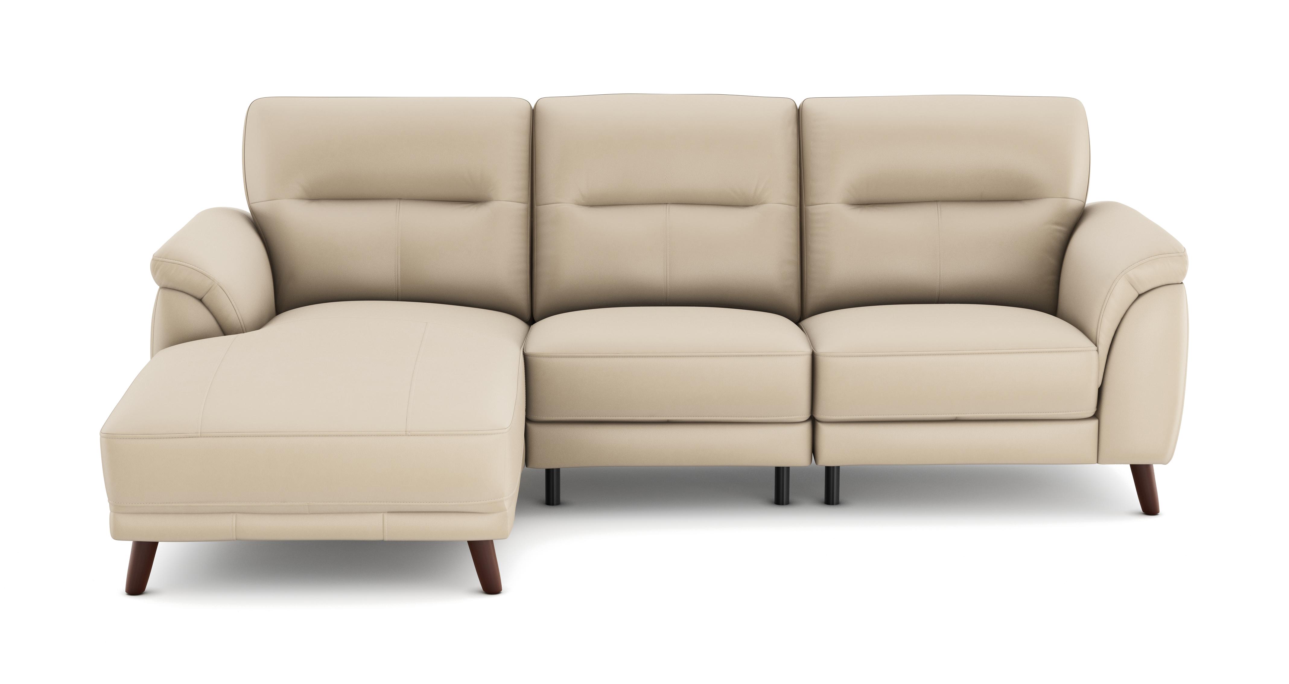 Left Hand Facing Chaise 3 Seat Sofa