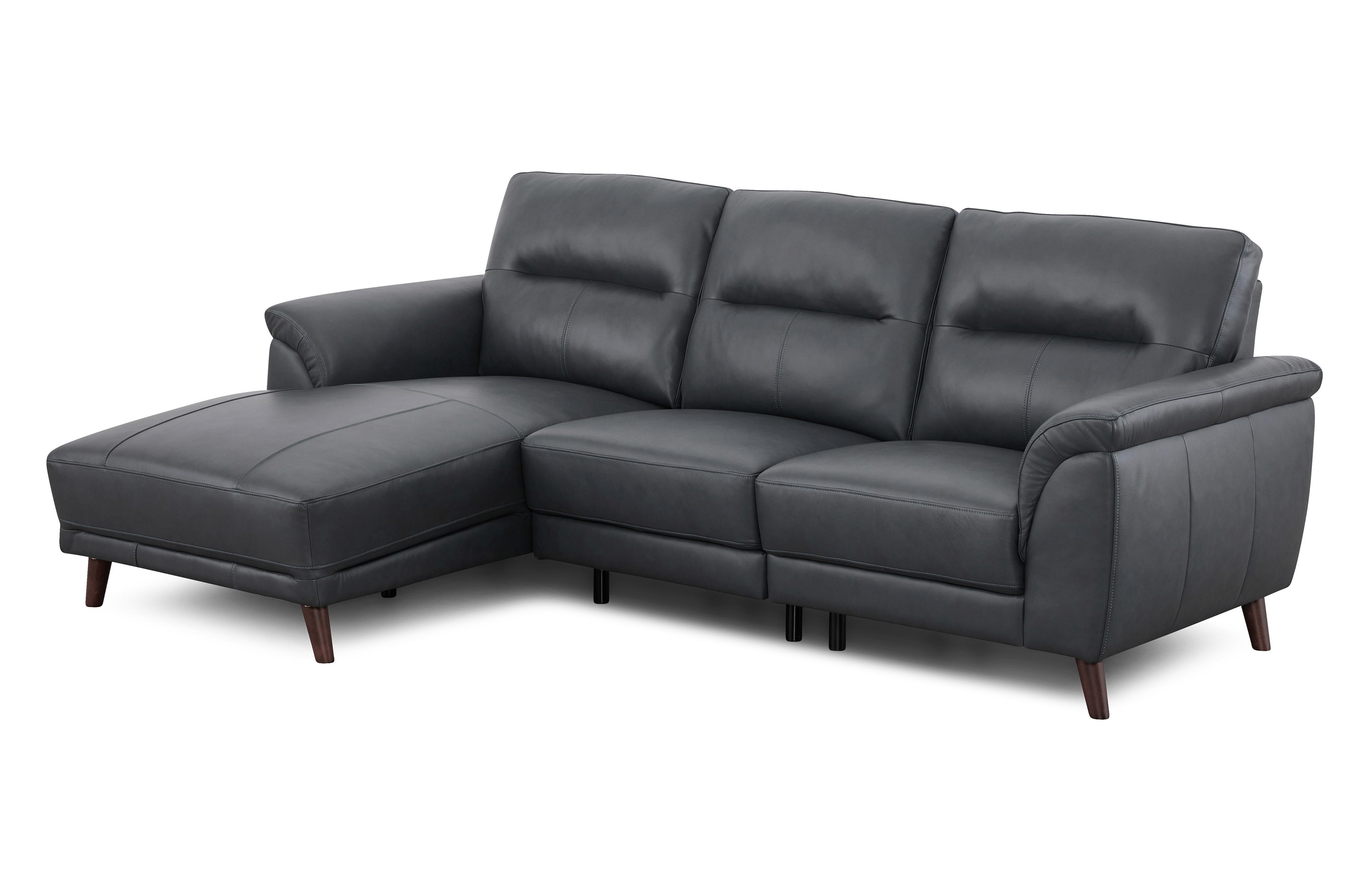 Left Hand Facing Chaise 3 Seat Sofa
