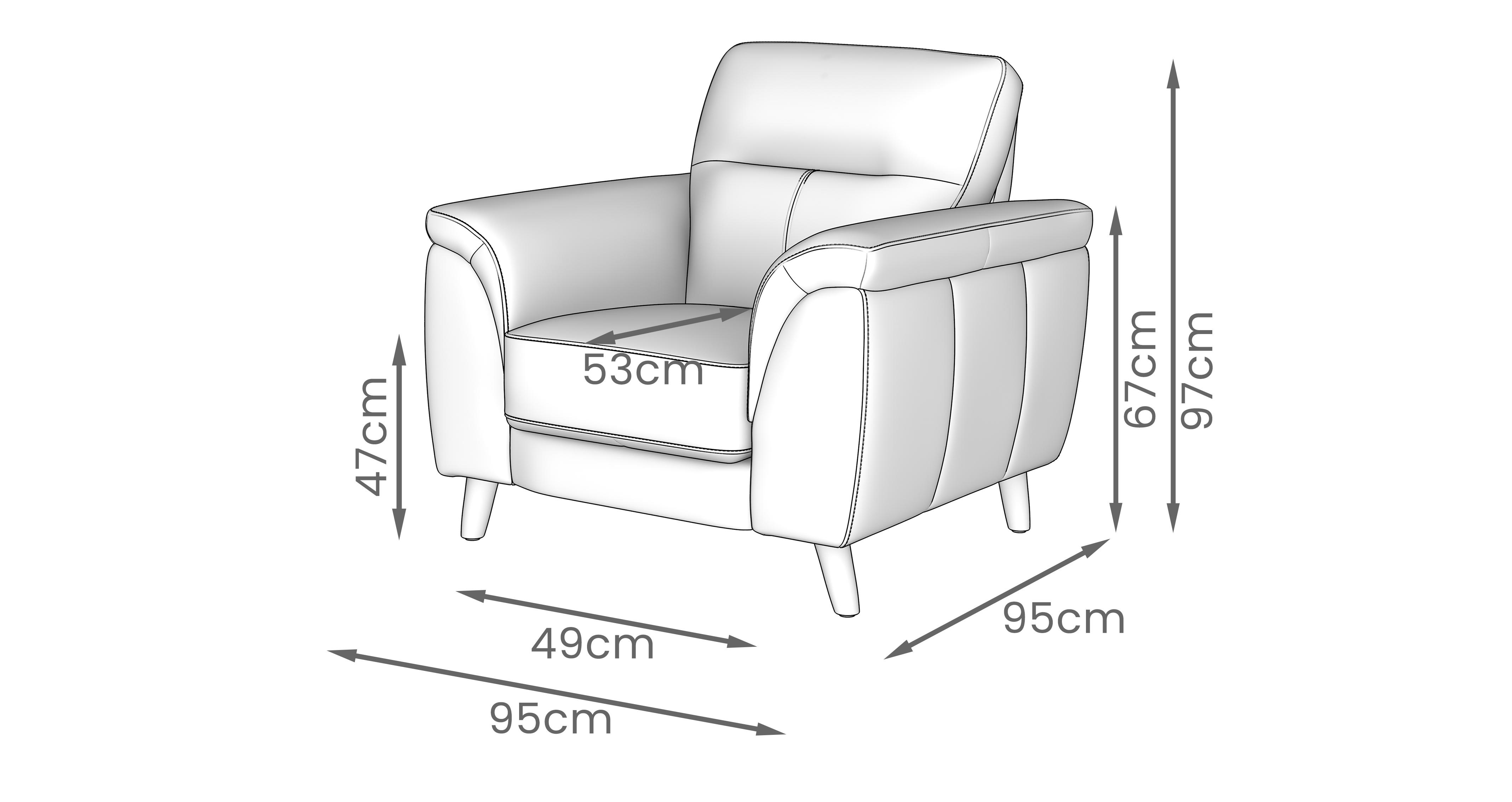 Coben-express 3 Seater Sofa and Armchair Bundle in Coben Express Leather Midnight