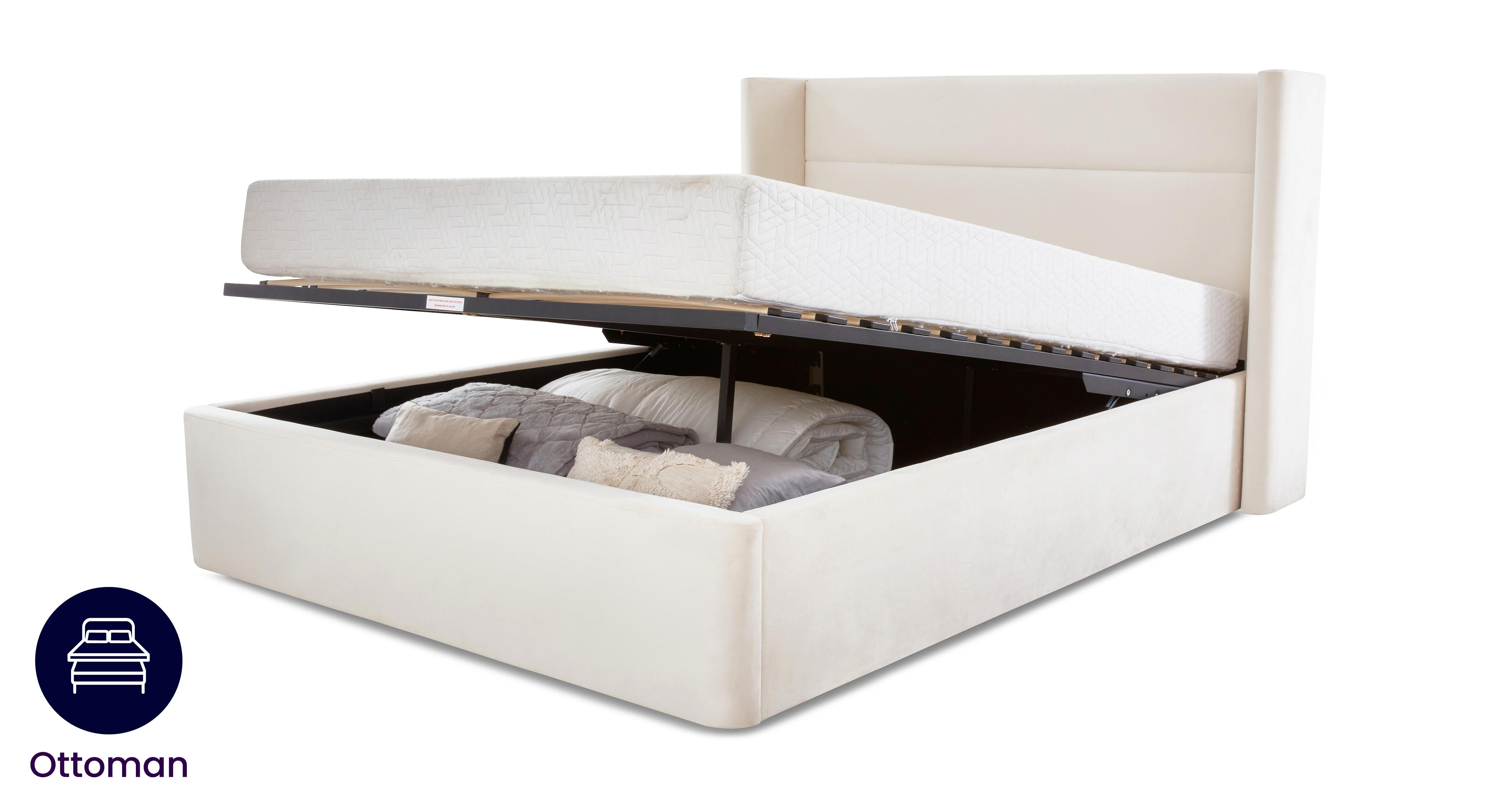Cody Ottoman Super King Bed DFS