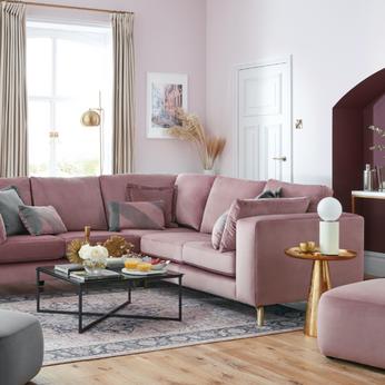 Fabric corner sofas