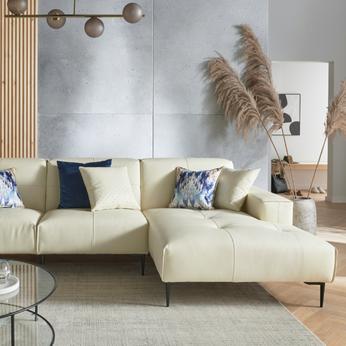 Leather corner sofas