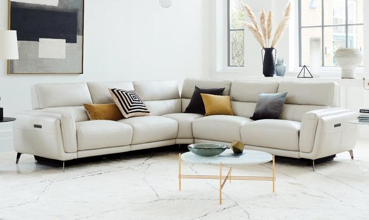 Leather sofas