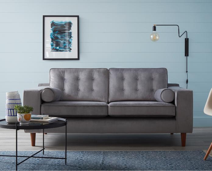 DFS Hackney - Graphite  Leather sofa living room, Modern leather