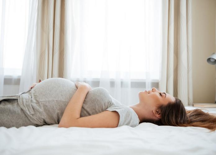 sleeping when pregnant on back